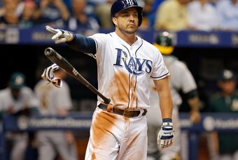 Steve Pearce has hit seven home runs while only striking out 11 times this season.
