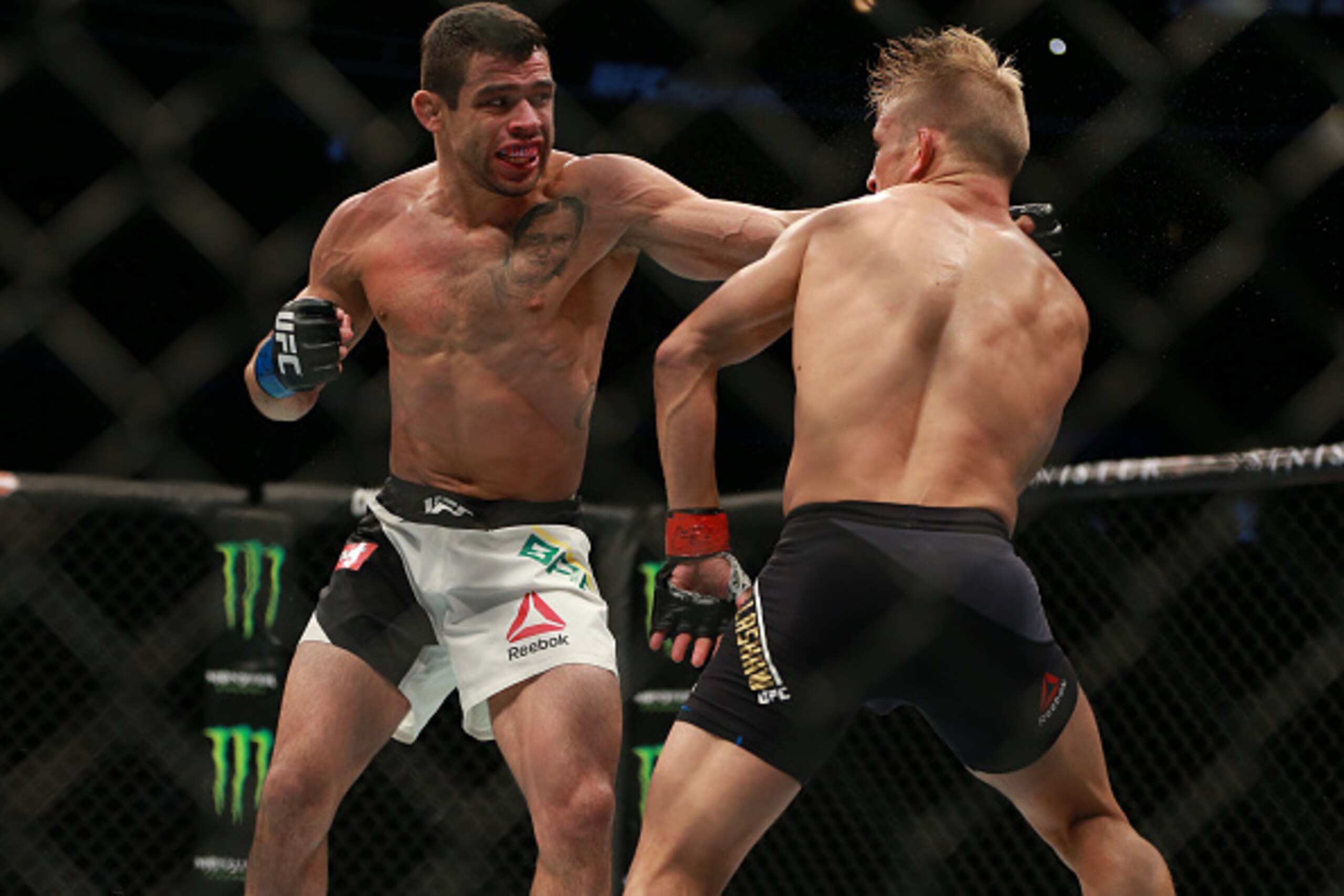 Former bantamweight champion Barao moves up to 145 pounds.