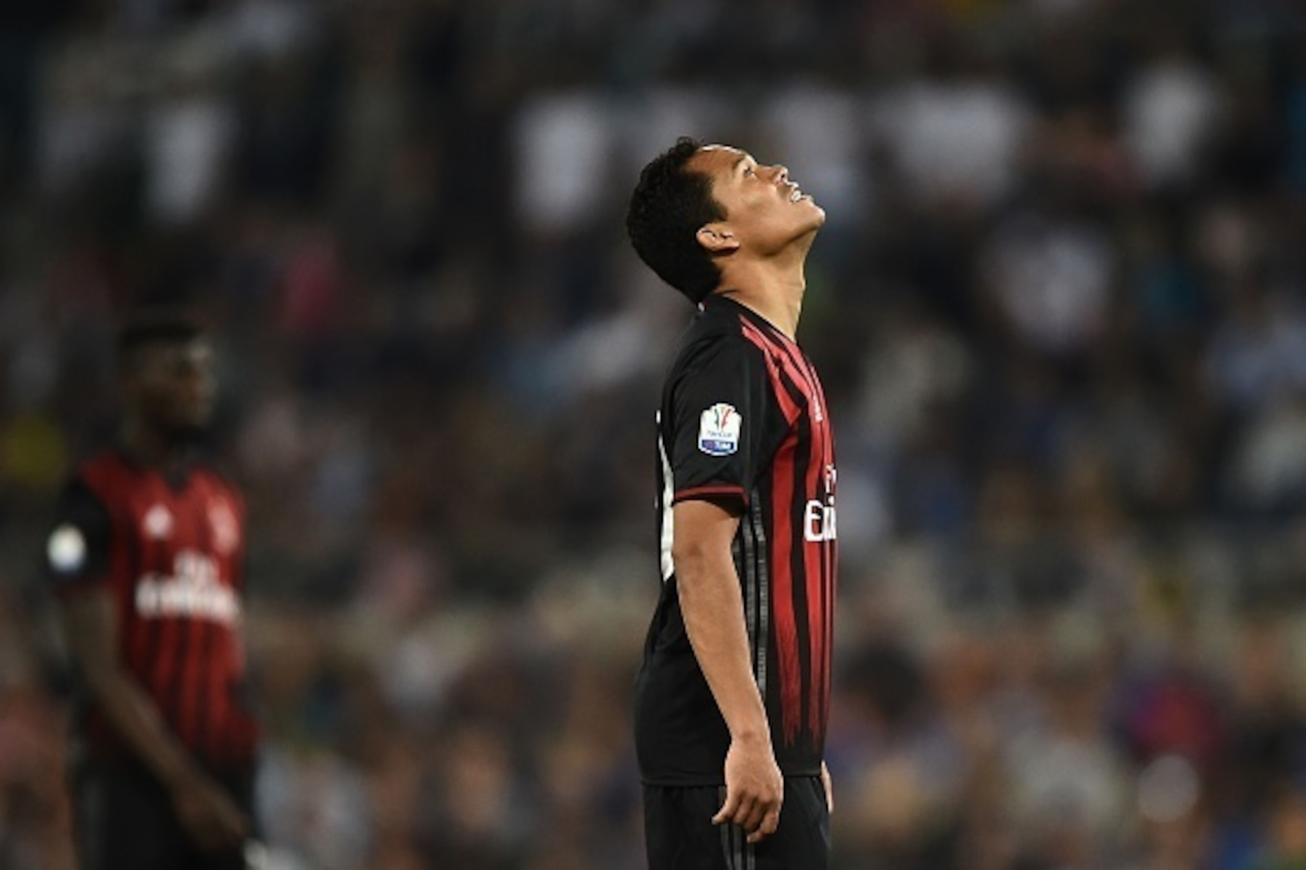 Bacca only had 23 touches in 120 minutes of football.