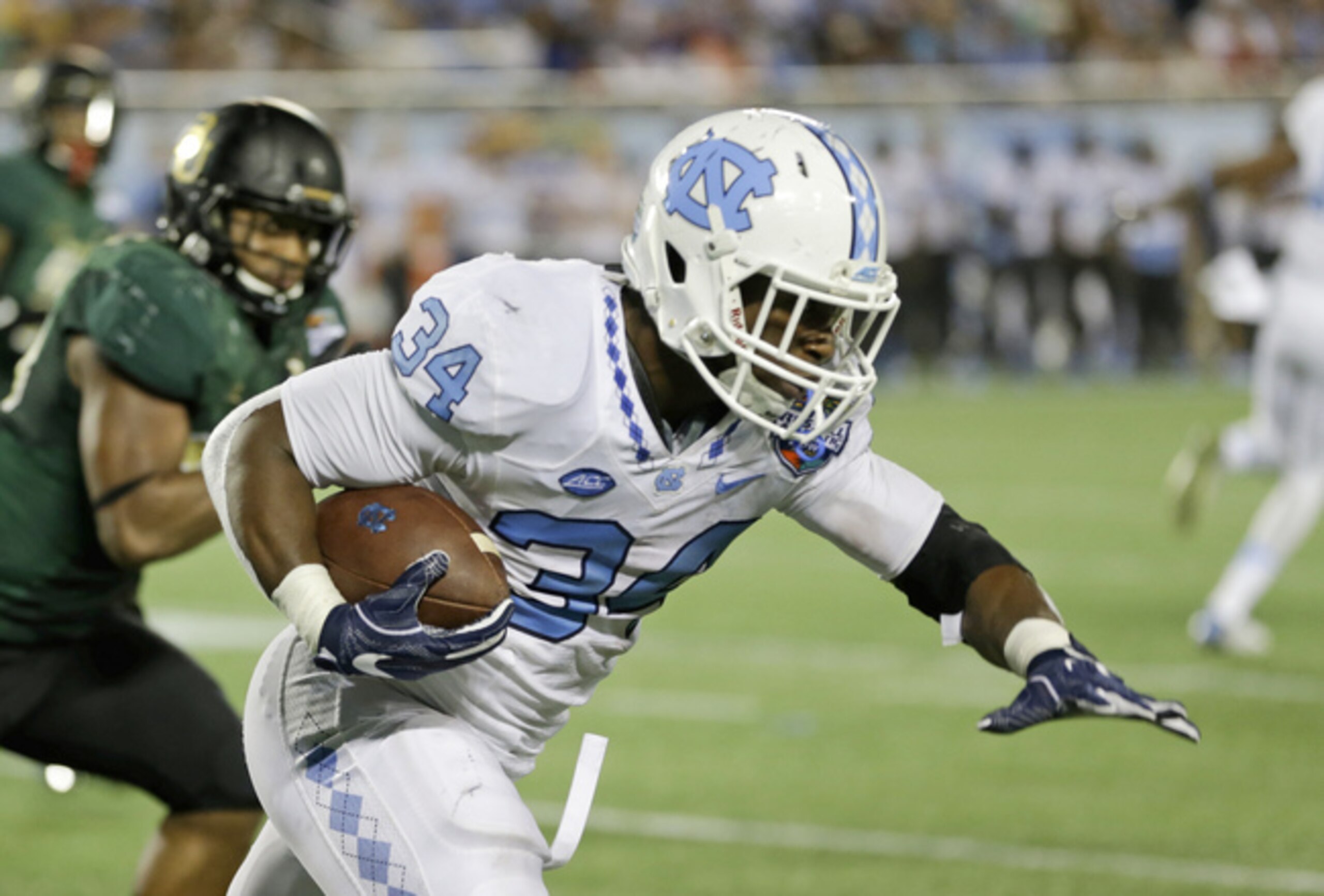 Elijah Hood has proved himself as a special runner in the North Carolina offense.