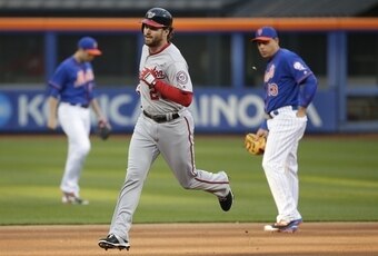 Daniel Murphy has followed a stellar postseason with an MLB-best .392 batting average for the Washington Nationals.