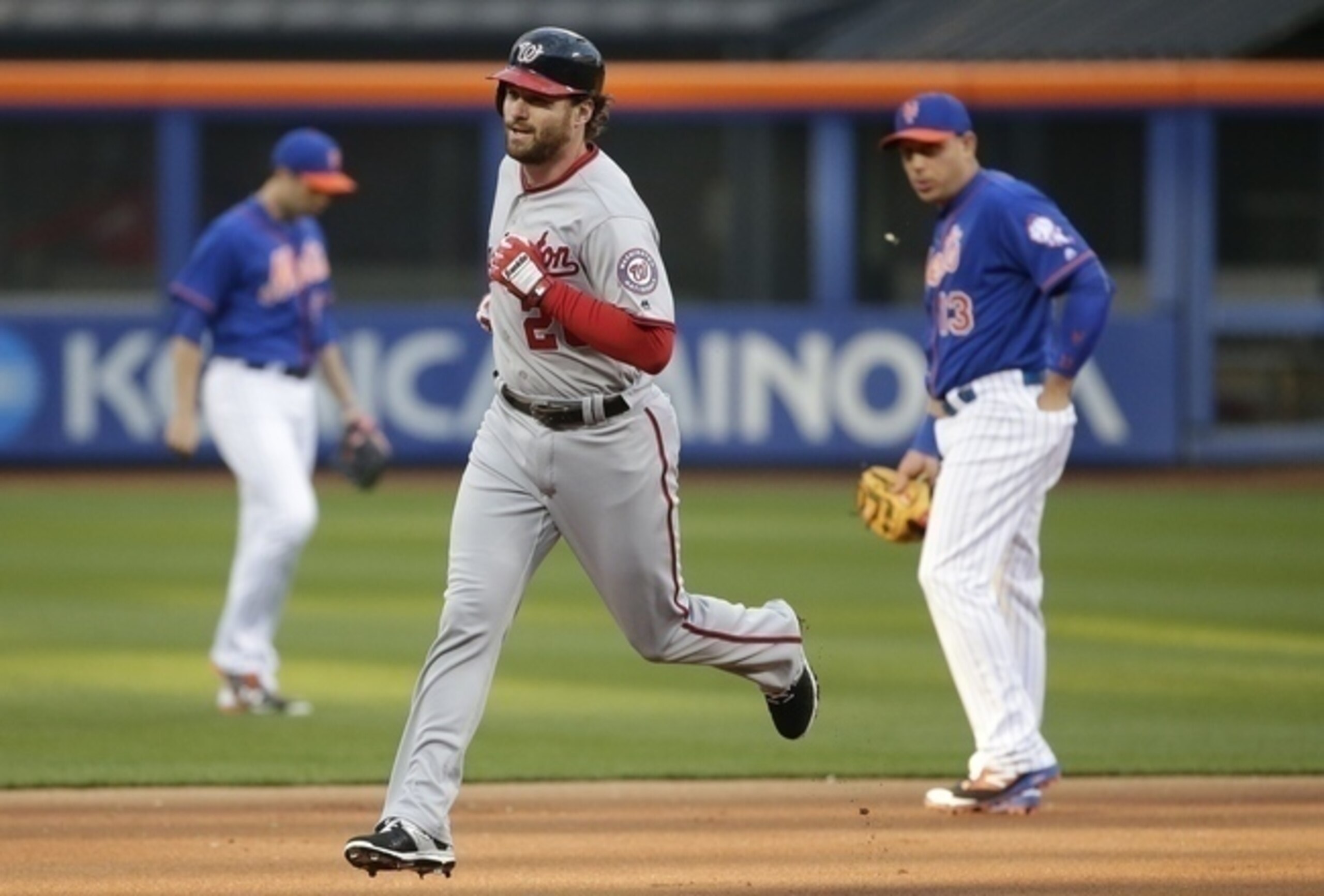 Daniel Murphy has followed a stellar postseason with an MLB-best .392 batting average for the Washington Nationals.