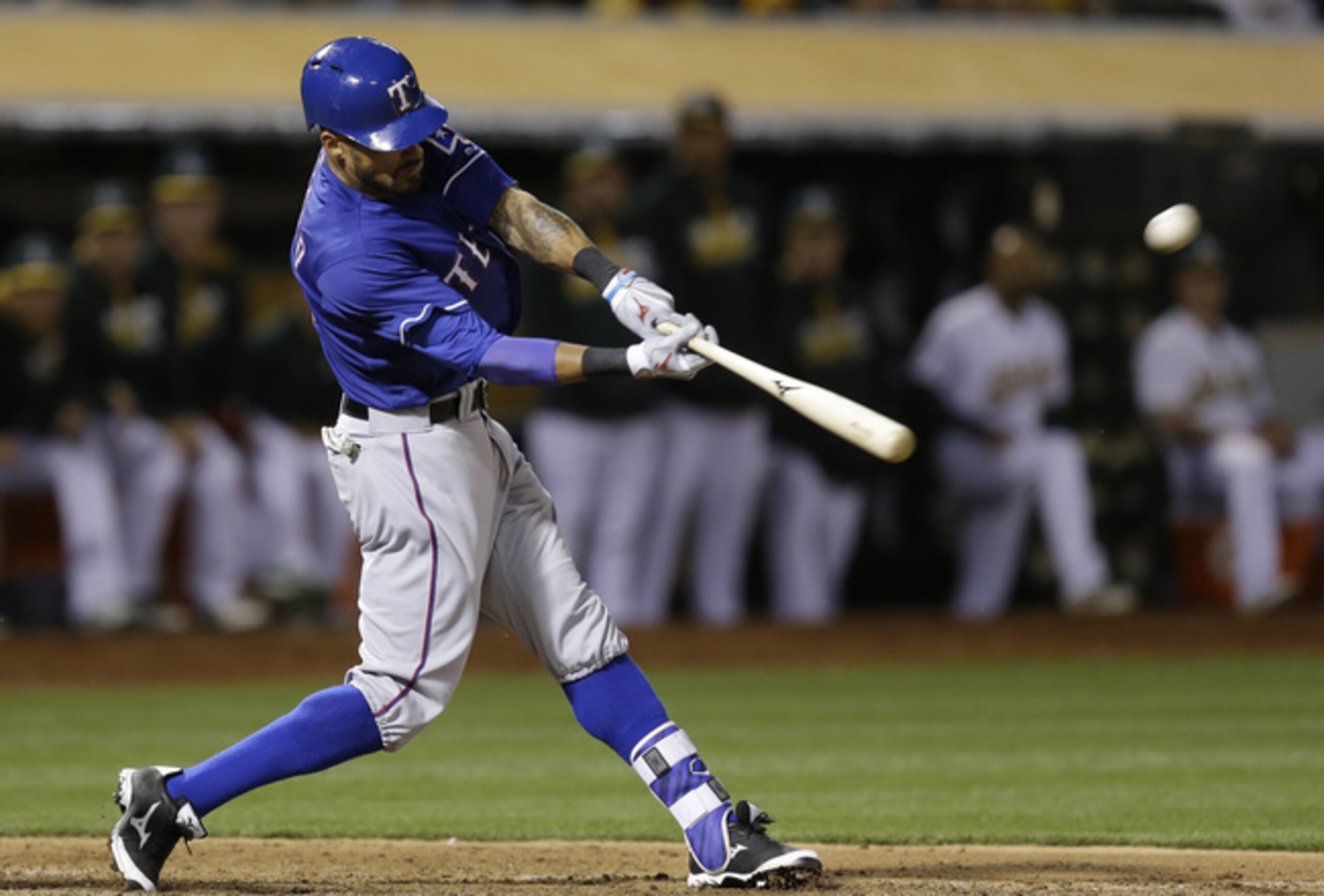 A seemingly odd fit at first, Ian Desmond has become an indispensable outfielder for the Texas Rangers.