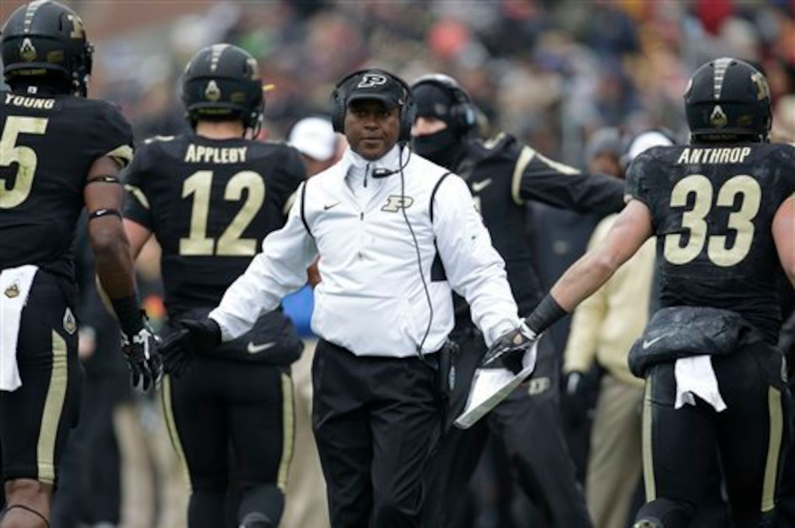 Darrell Hazell is in serious trouble at Purdue.