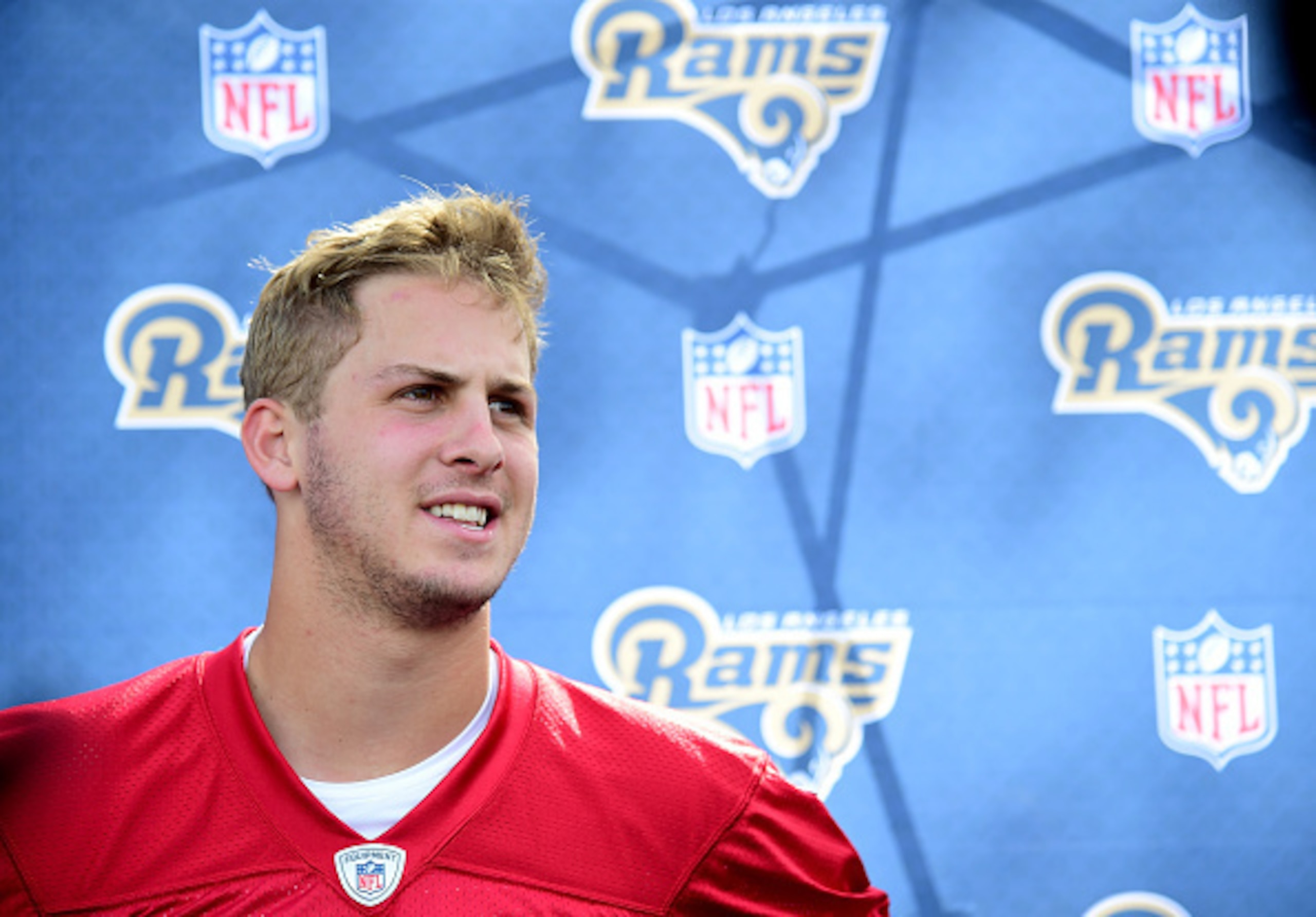 Everybody knew the Los Angeles Rams were taking Jared Goff with the first pick of the 2016 NFL draft. Everybody knew the Los Angeles Rams were taking Jared Goff with the first pick of the 2016 NFL draft.