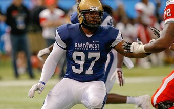 David Onyemata is a raw prospect, but he comes with plenty of upside.