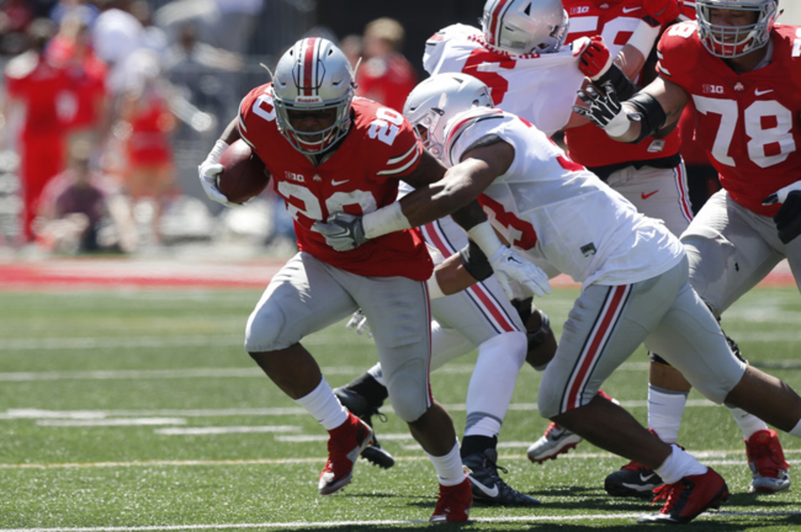 Mike Weber wants to prove that he's the man in the Ohio State backfield.