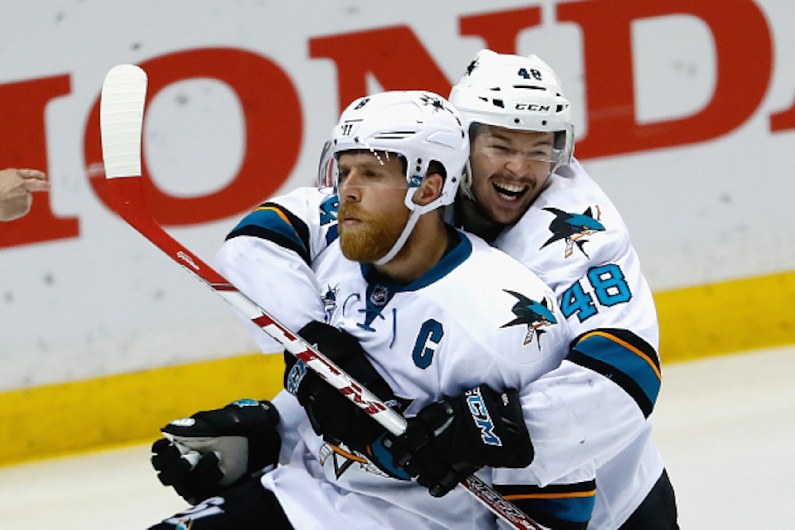 Joe Pavelski and Tomas Hertl