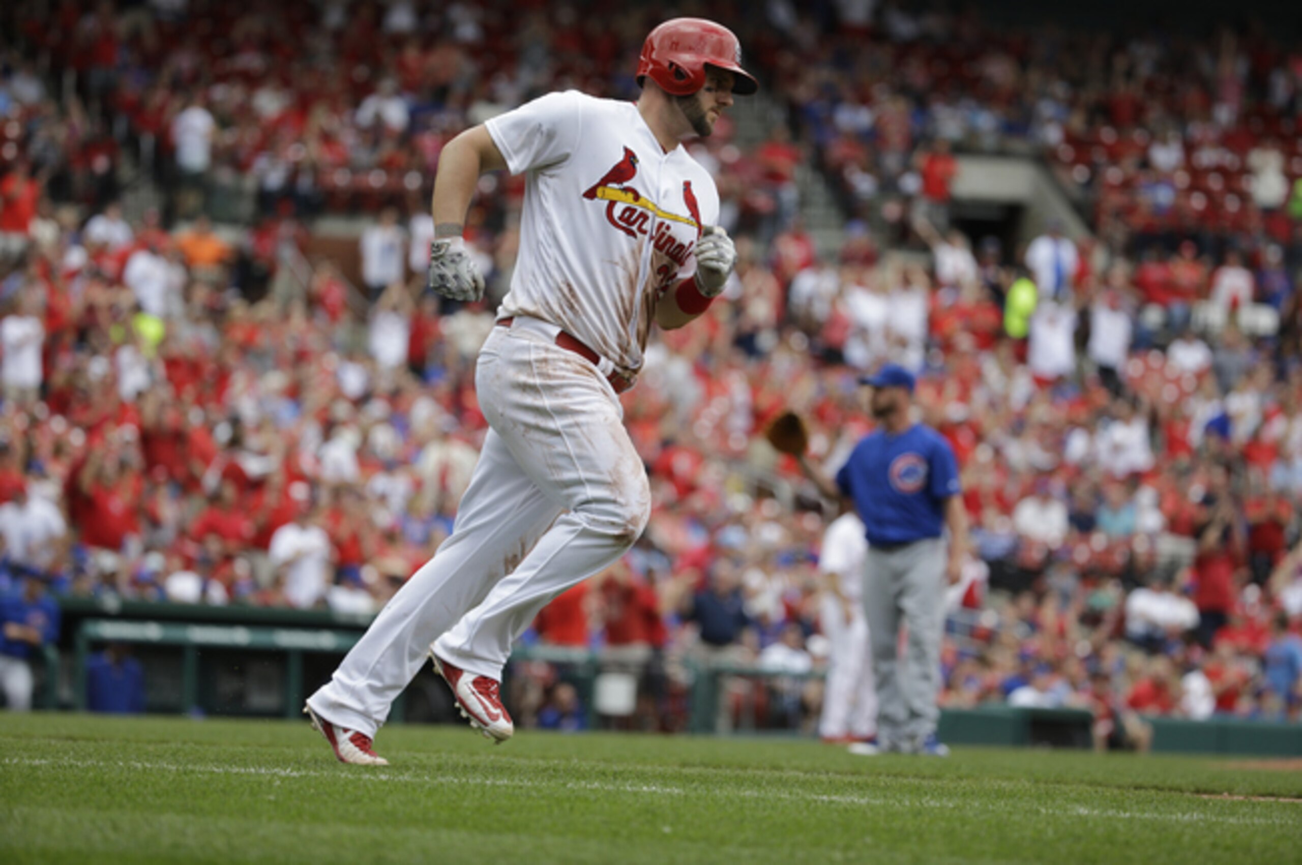 Matt Adams is hitting .373 with four home runs in May.