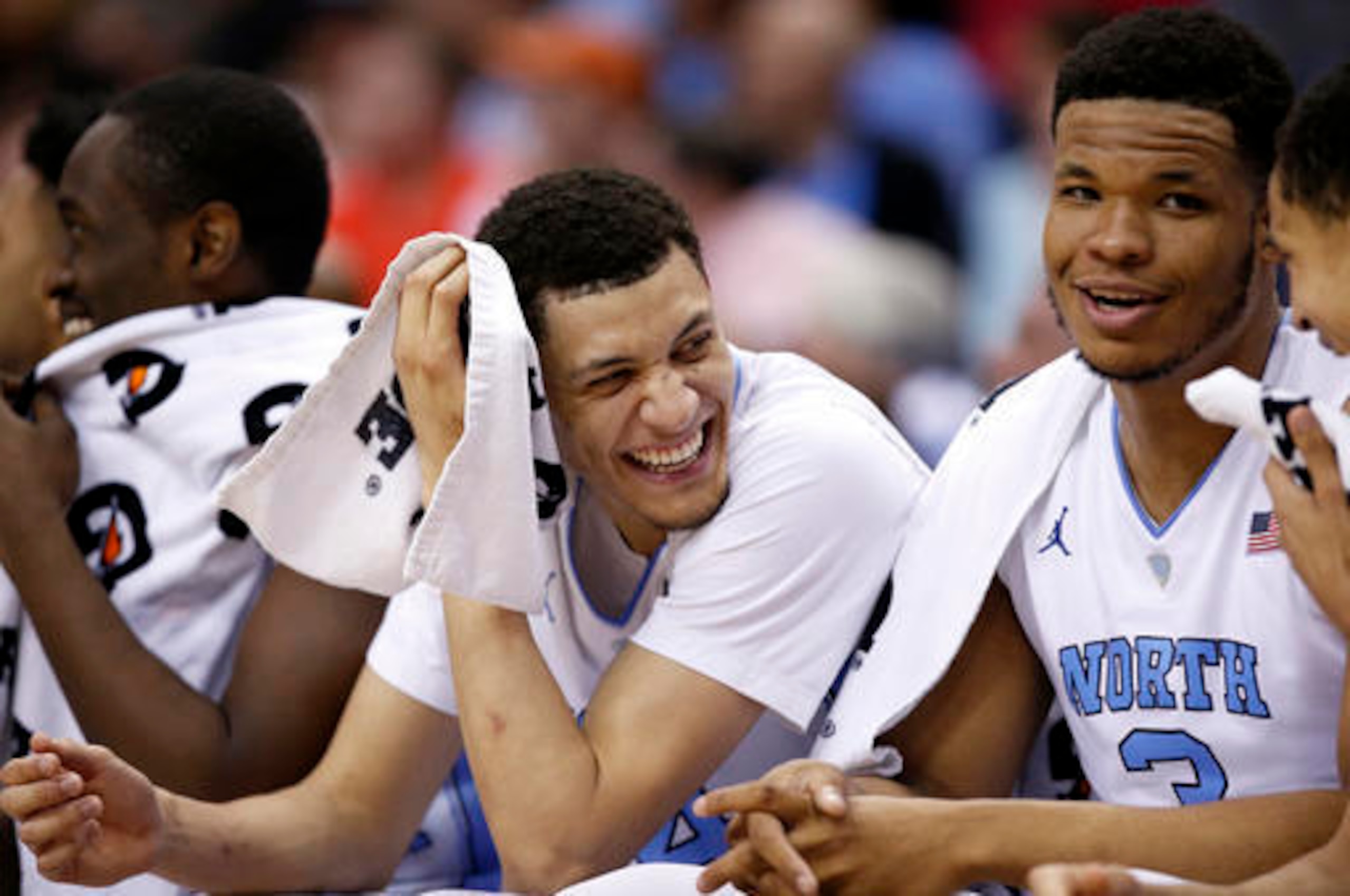 Justin Jackson (middle) and Kennedy Meeks (right)