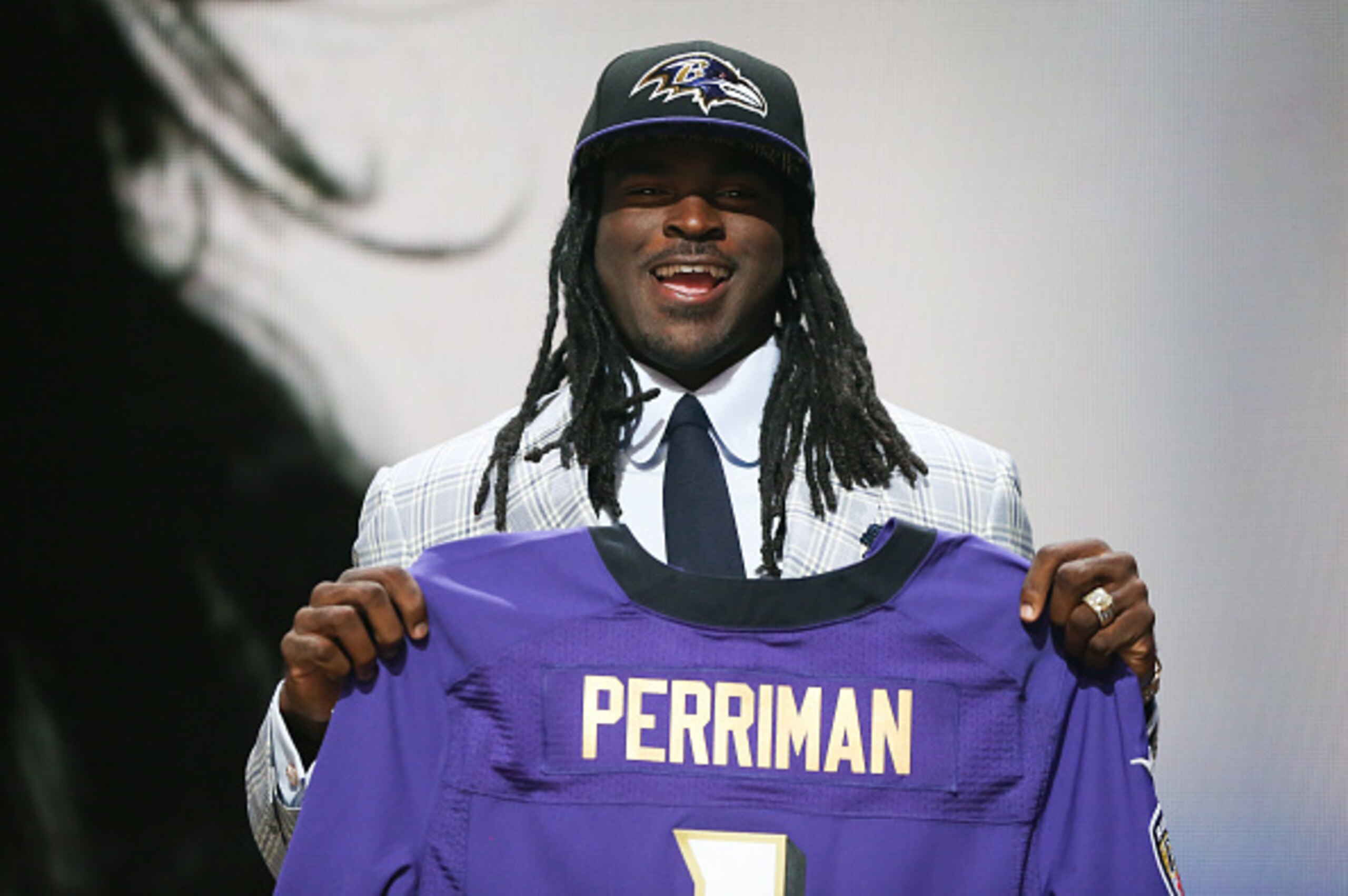 Breshad Perriman was a first-round pick of the Ravens in 2015 but never saw the playing field. Breshad Perriman was a first-round pick of the Ravens in 2015 but never saw the playing field.