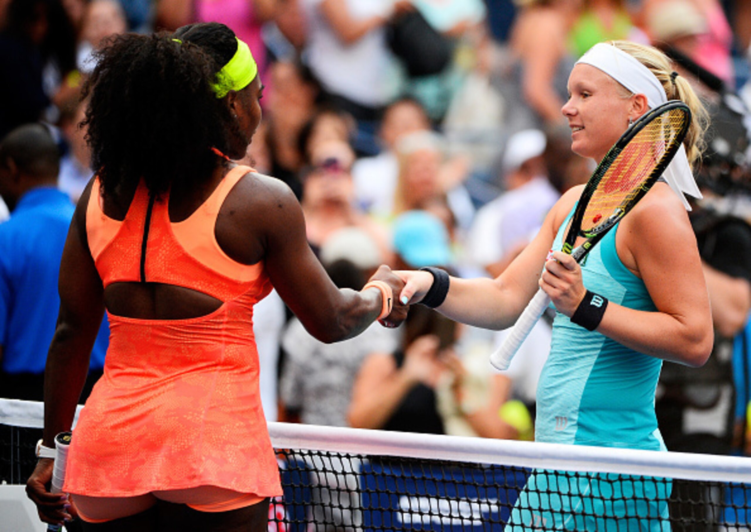Williams soared past Bertens at the 2015 U.S. Open.