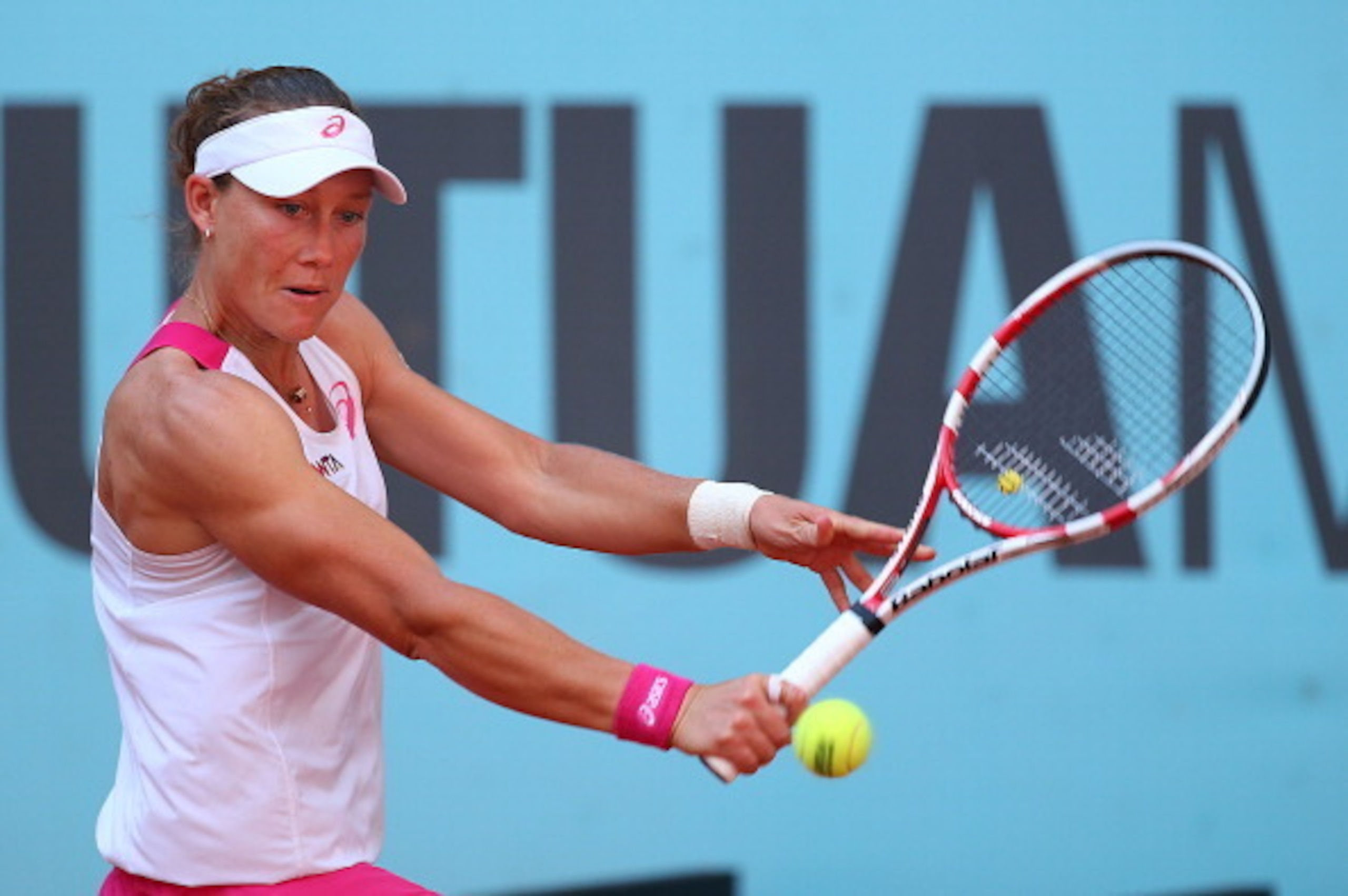 Stosur outlasted Muguruza at the 2014 Madrid Open.