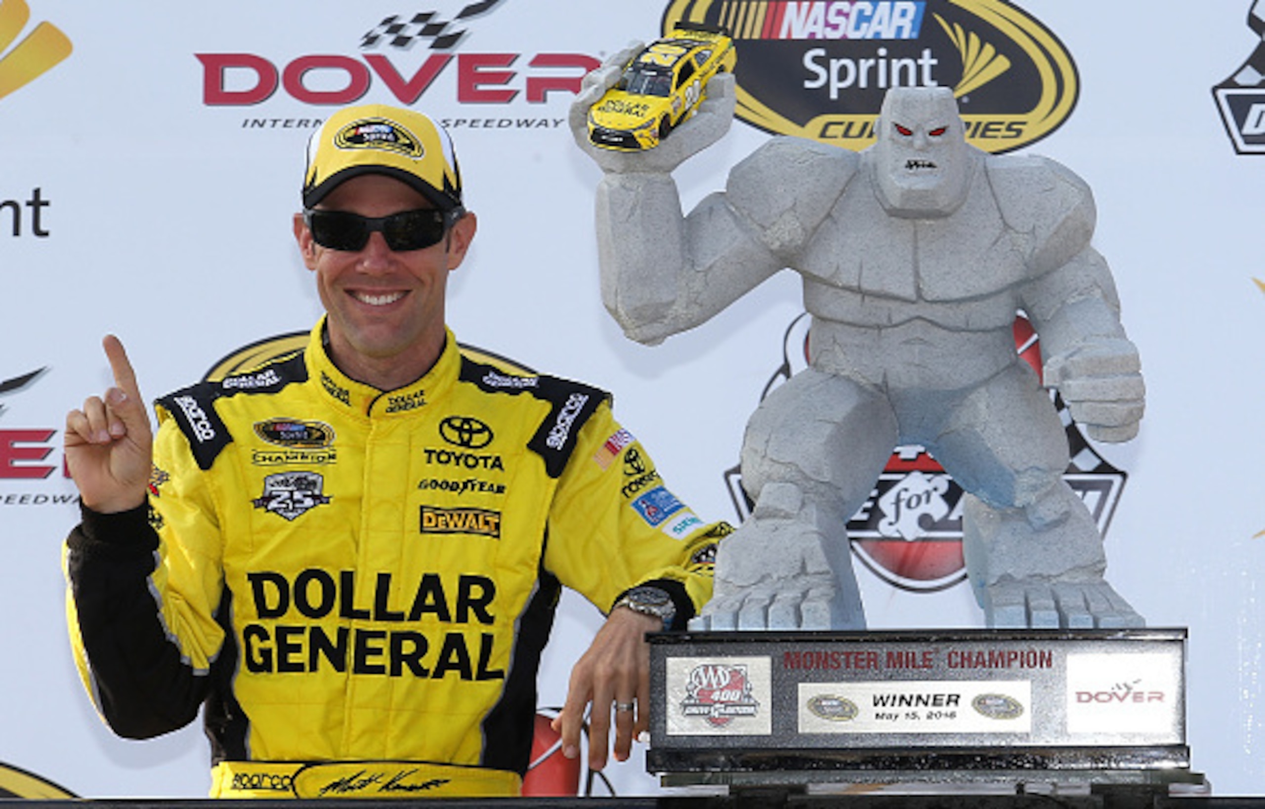 Matt Kenseth's poor luck in 2016 took a better turn when he finally won at the Monster Mile.