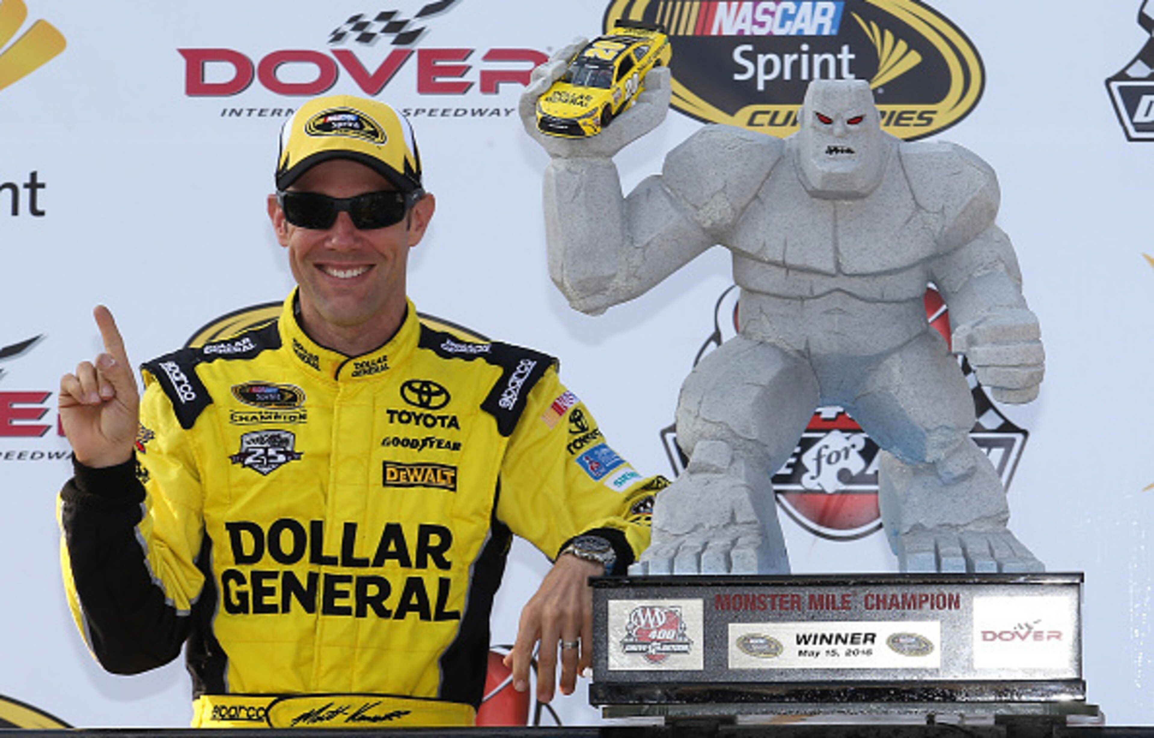 Matt Kenseth's poor luck in 2016 took a better turn when he finally won at the Monster Mile.