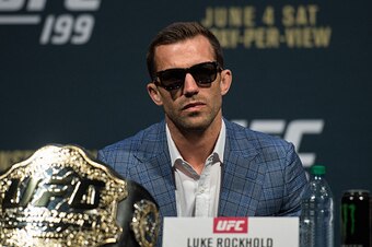 Luke Rockhold defends his middleweight belt Saturday against Michael Bisping.