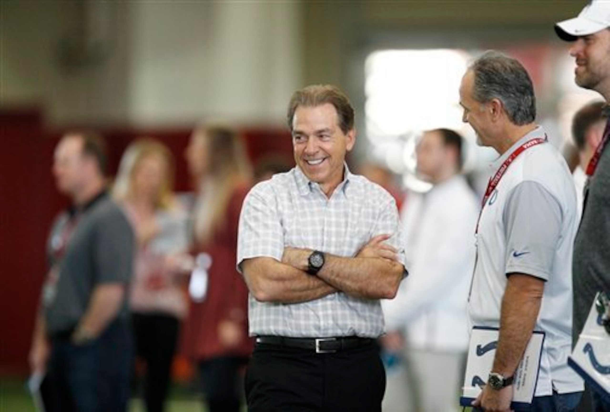 Nick Saban has reason to smile in Tuscaloosa.