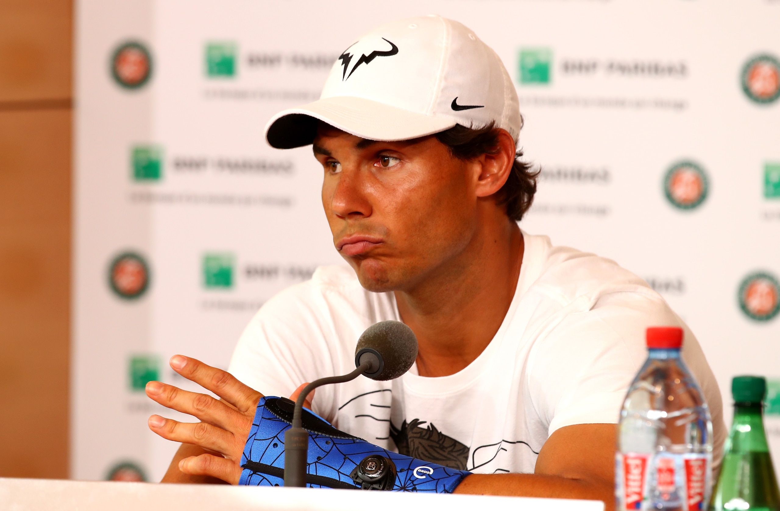 Nadal's ailing wrist could force him to miss Wimbledon for the first time since 2009.