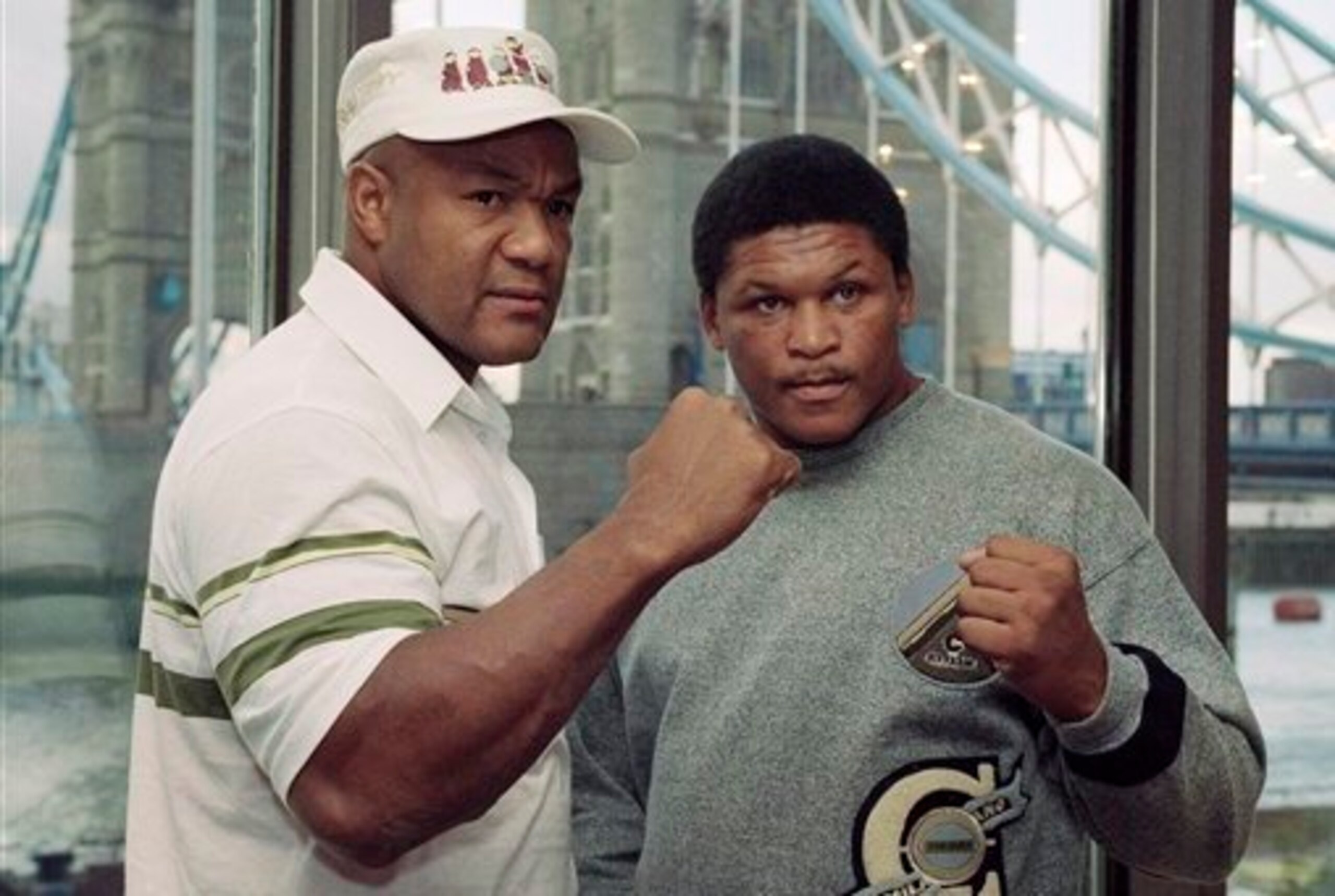 George Foreman wasted little time against Terry Anderson in London.