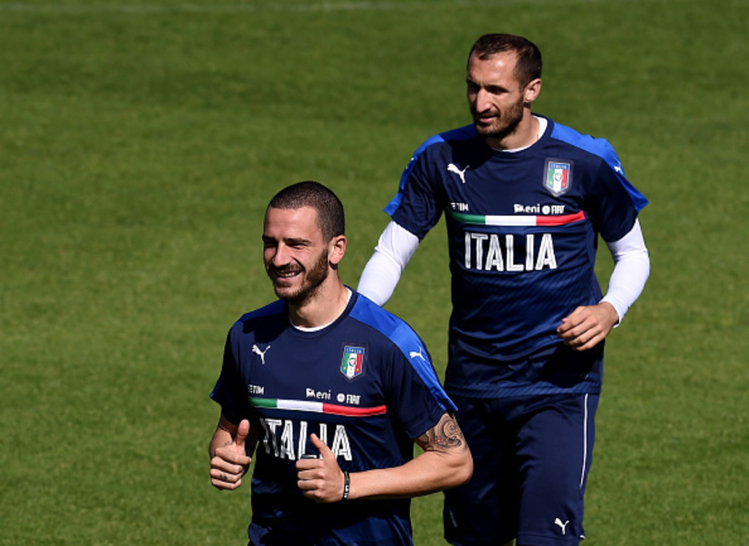 Bonucci and Chiellini will help form the backbone of Italy's defense.