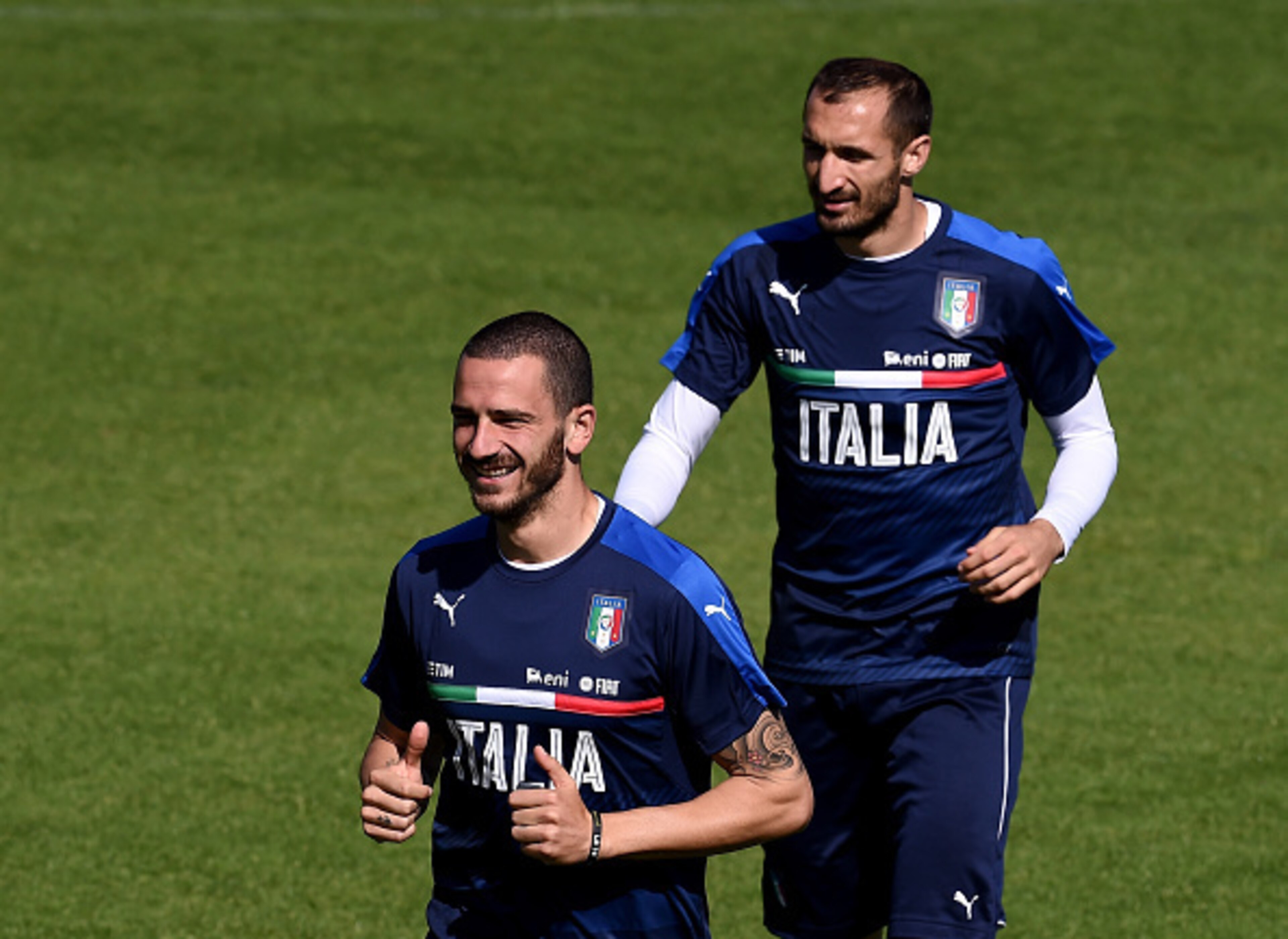 Bonucci and Chiellini will help form the backbone of Italy's defense.
