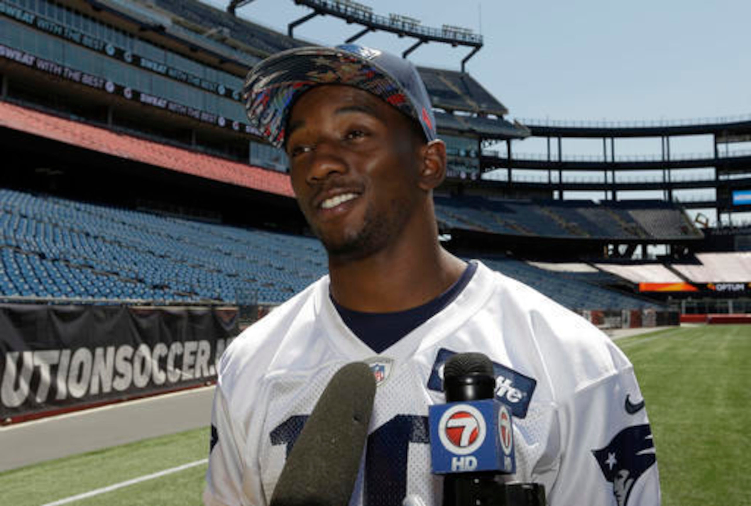 Malcolm Mitchell has a realistic shot at earning a role in New England's receiving corps. Malcolm Mitchell has a realistic shot at earning a role in New England's receiving corps.