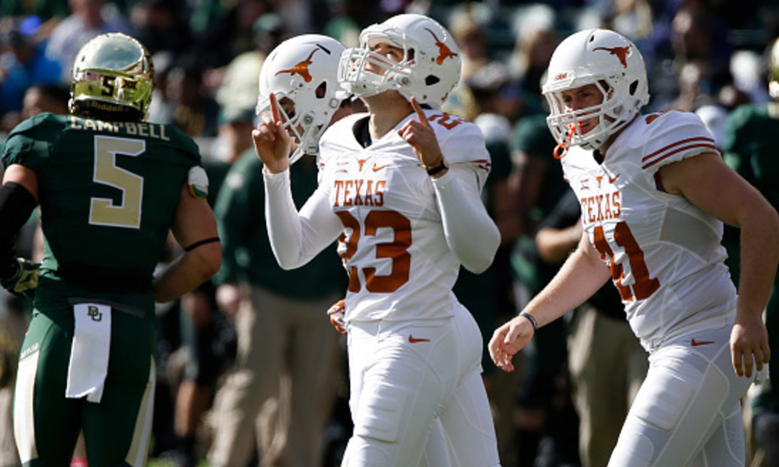 Former Texas kicker Nick Rose is using his offseason opportunity to make a name for himself. Former Texas kicker Nick Rose is using his offseason opportunity to make a name for himself.