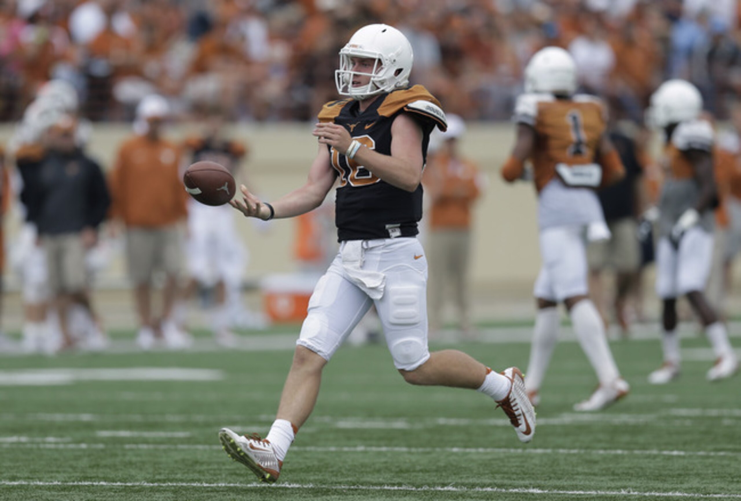 Shane Buechele is ready to take the reins of the Texas offense this fall.