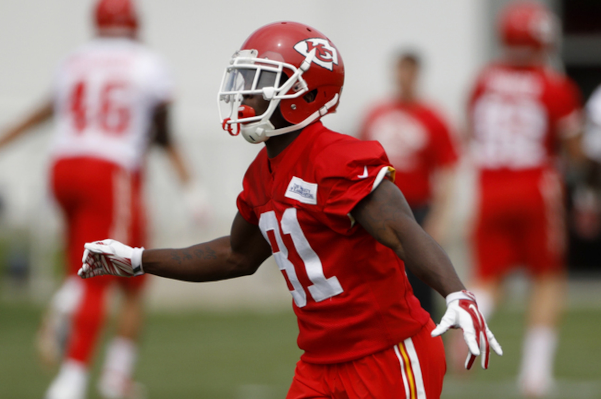 Chiefs receiver Tyreek Hill is already impressing teammates with his quickness. Chiefs receiver Tyreek Hill is already impressing teammates with his quickness.