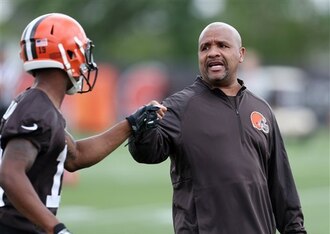 The Browns seem very high on rookie receiver Corey Coleman.