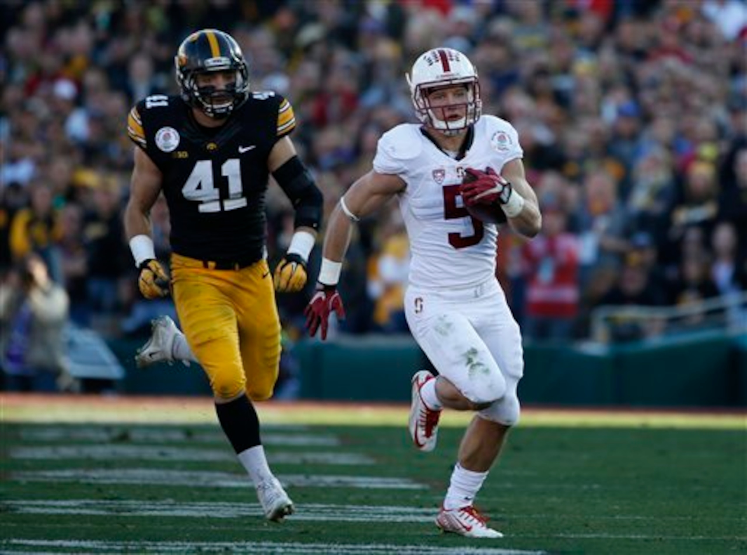 Christian McCaffrey showed why he's the nation's most versatile back in 2015.