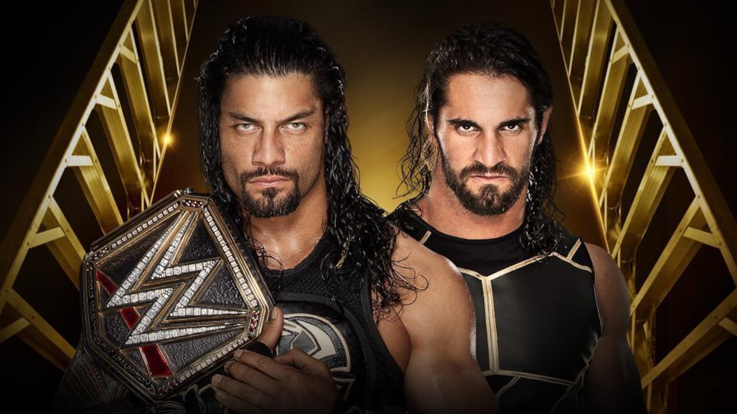 WWE world heavyweight champion Roman Reigns vs. Seth Rollins