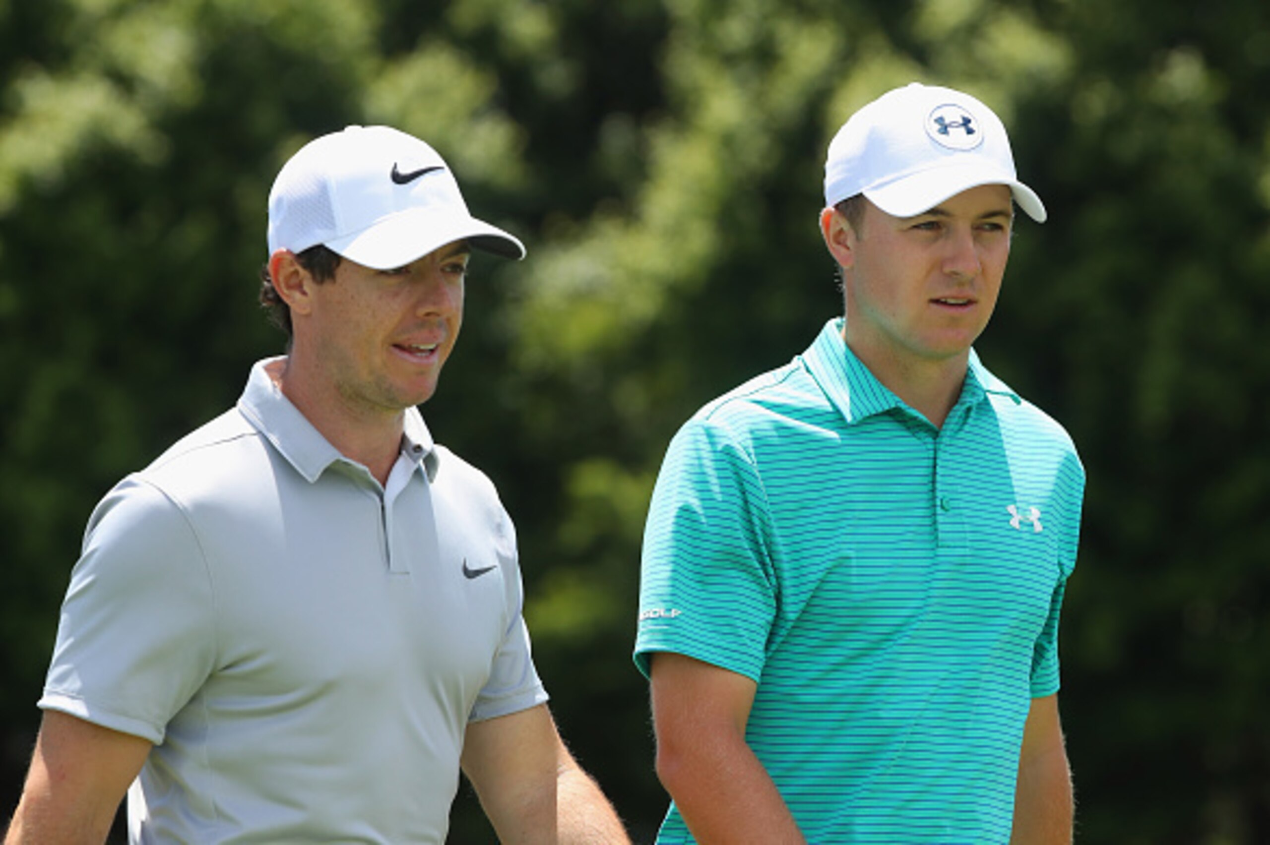 Rory McIlroy (left) and defending U.S. Open champion Jordan Spieth again will rank among the favorites.