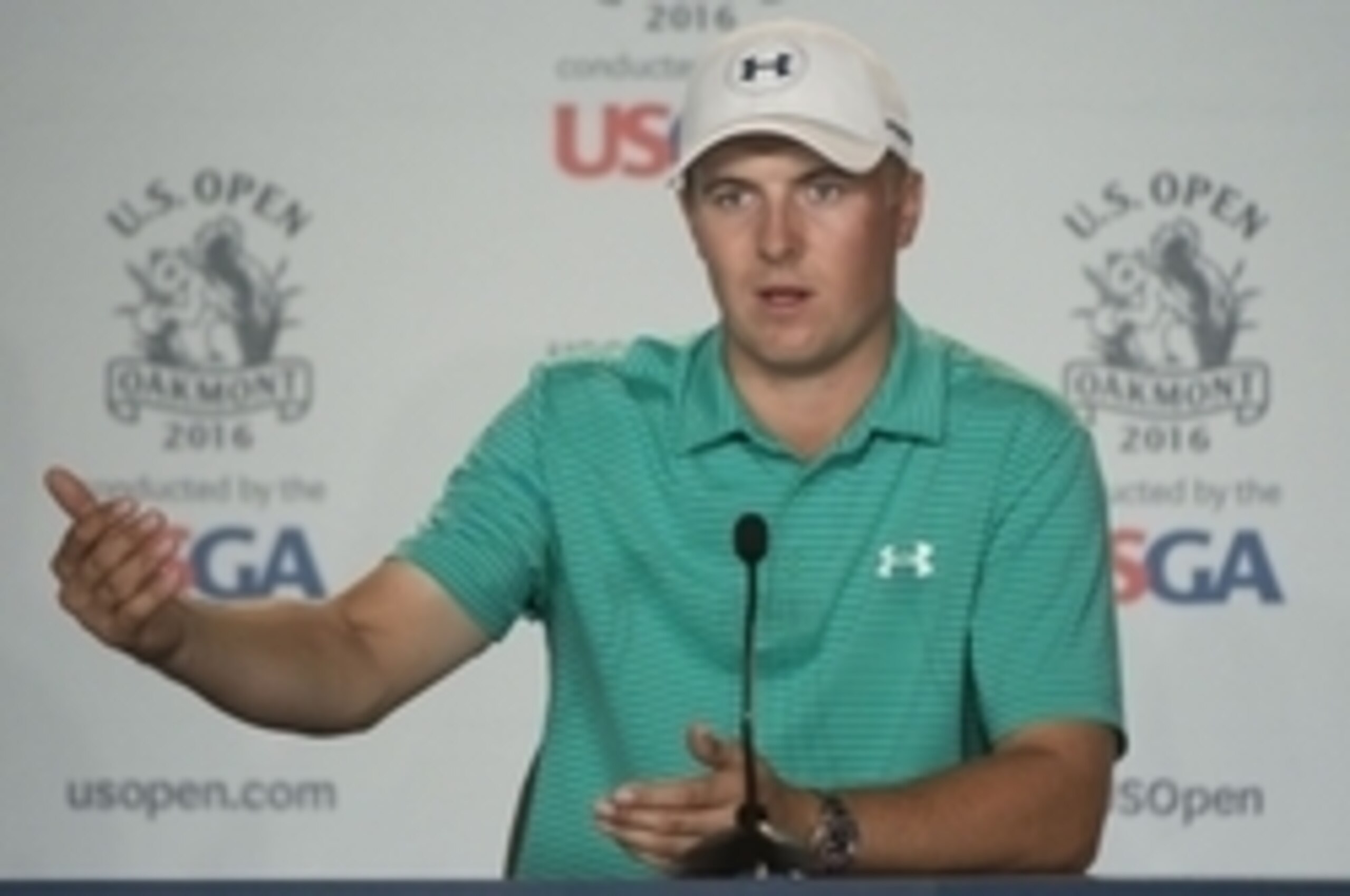 Jordan Spieth appears to have put his collapse in the Masters behind him.