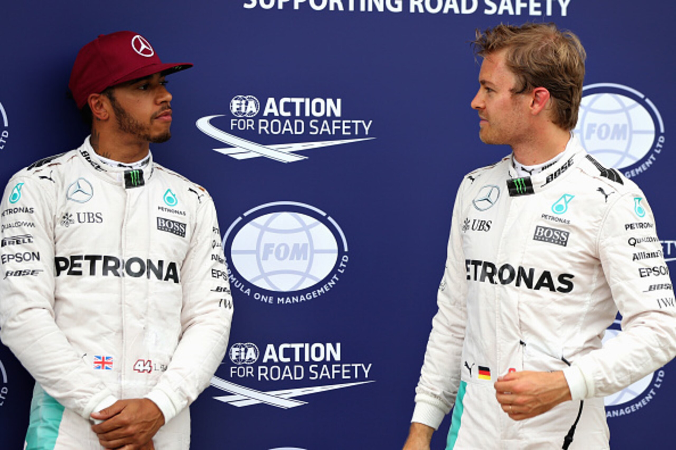 Lewis Hamilton and Nico Rosberg: favourites in Baku.