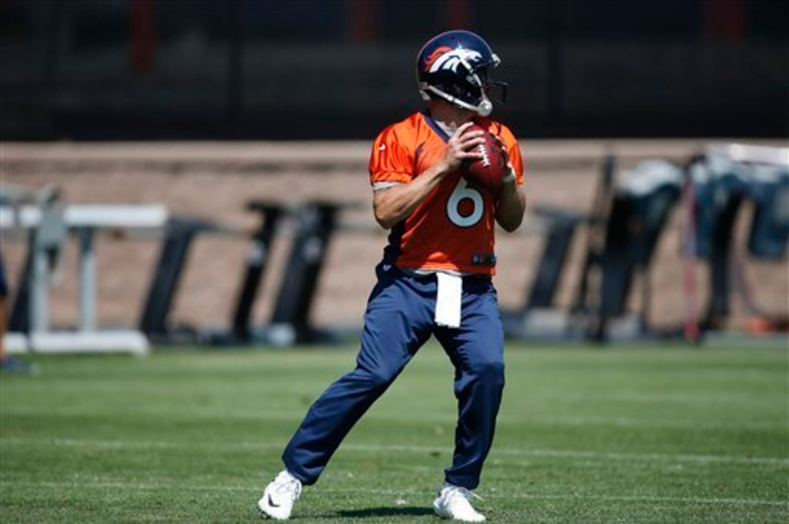 Journeyman Mark Sanchez is the most experienced QB option the Broncos have. Journeyman Mark Sanchez is the most experienced QB option the Broncos have.