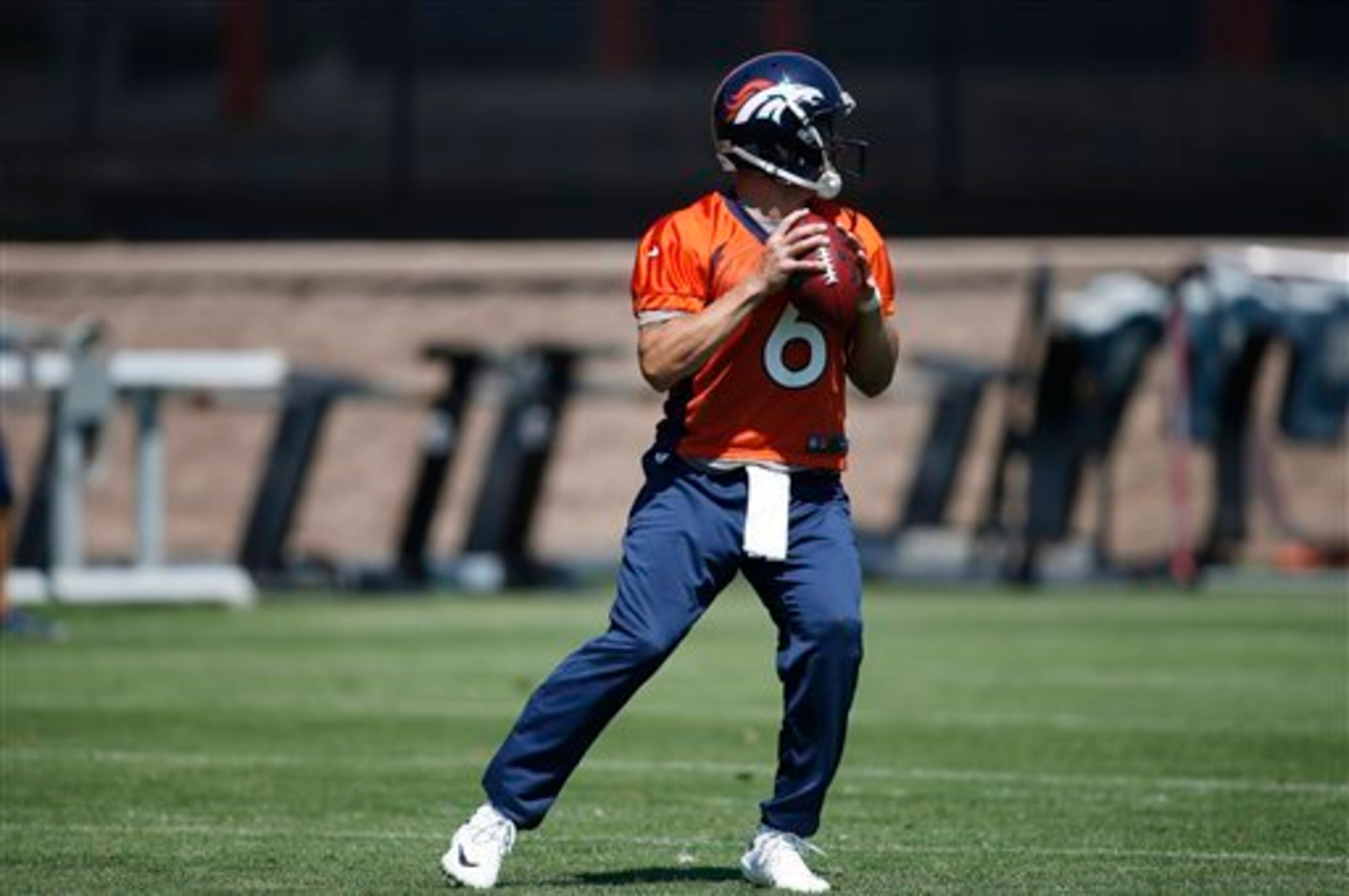 Journeyman Mark Sanchez is the most experienced QB option the Broncos have.