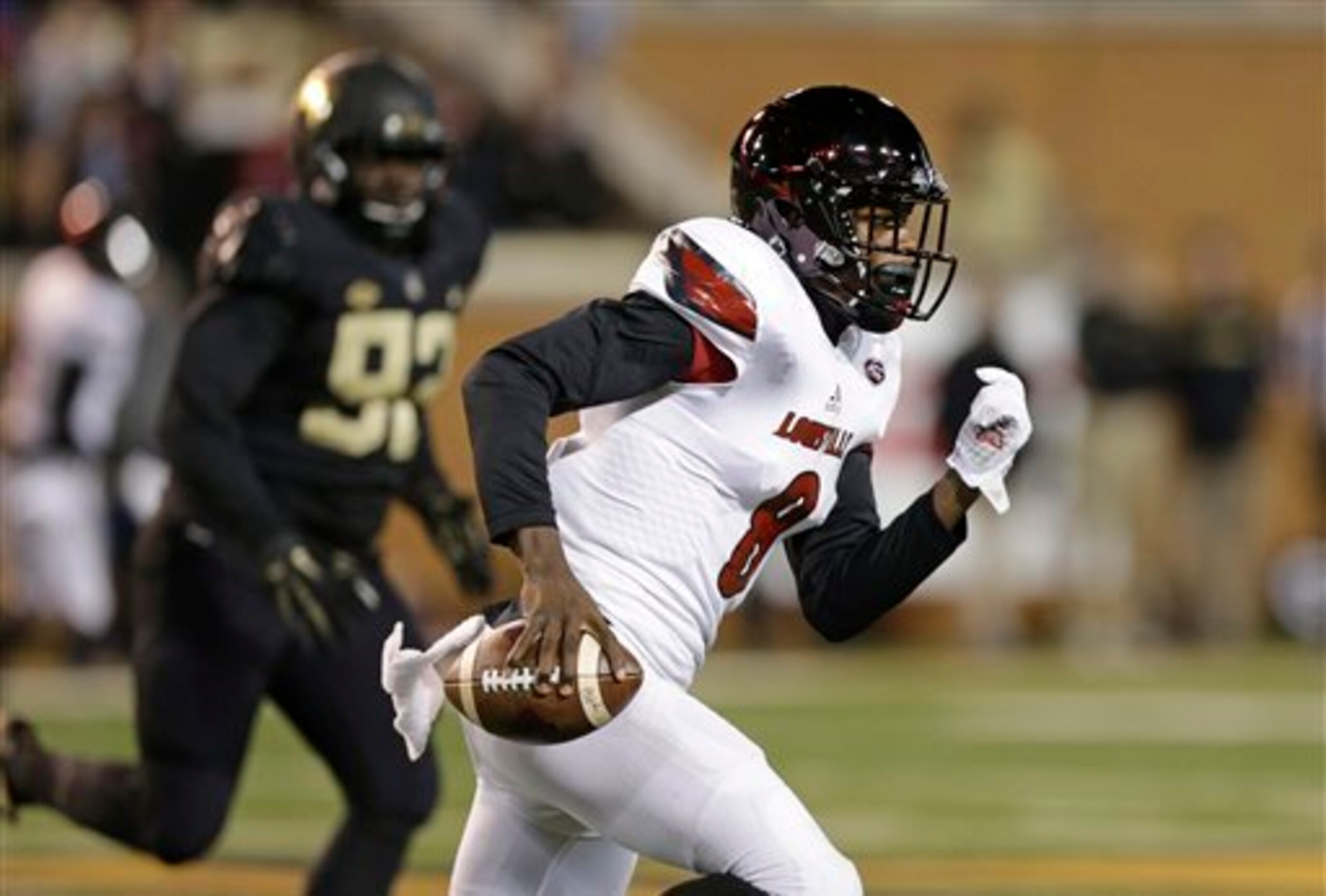 Lamar Jackson is emerging as a star for Louisville.