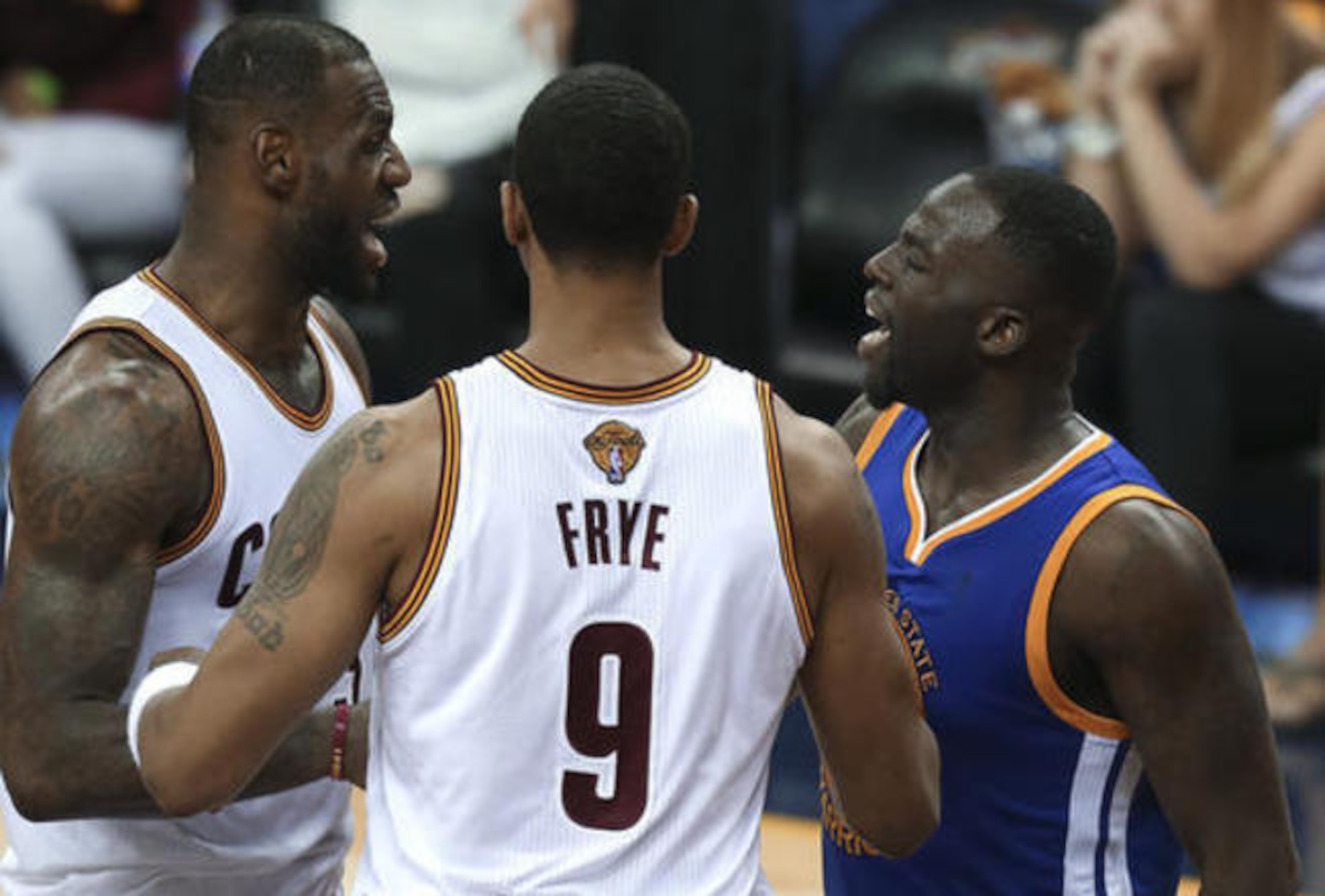 Draymond Green needs to watch where he kicks during games.