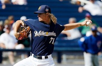Josh Hader dominated Double-A hitters before recently receiving a promotion to Triple-A.