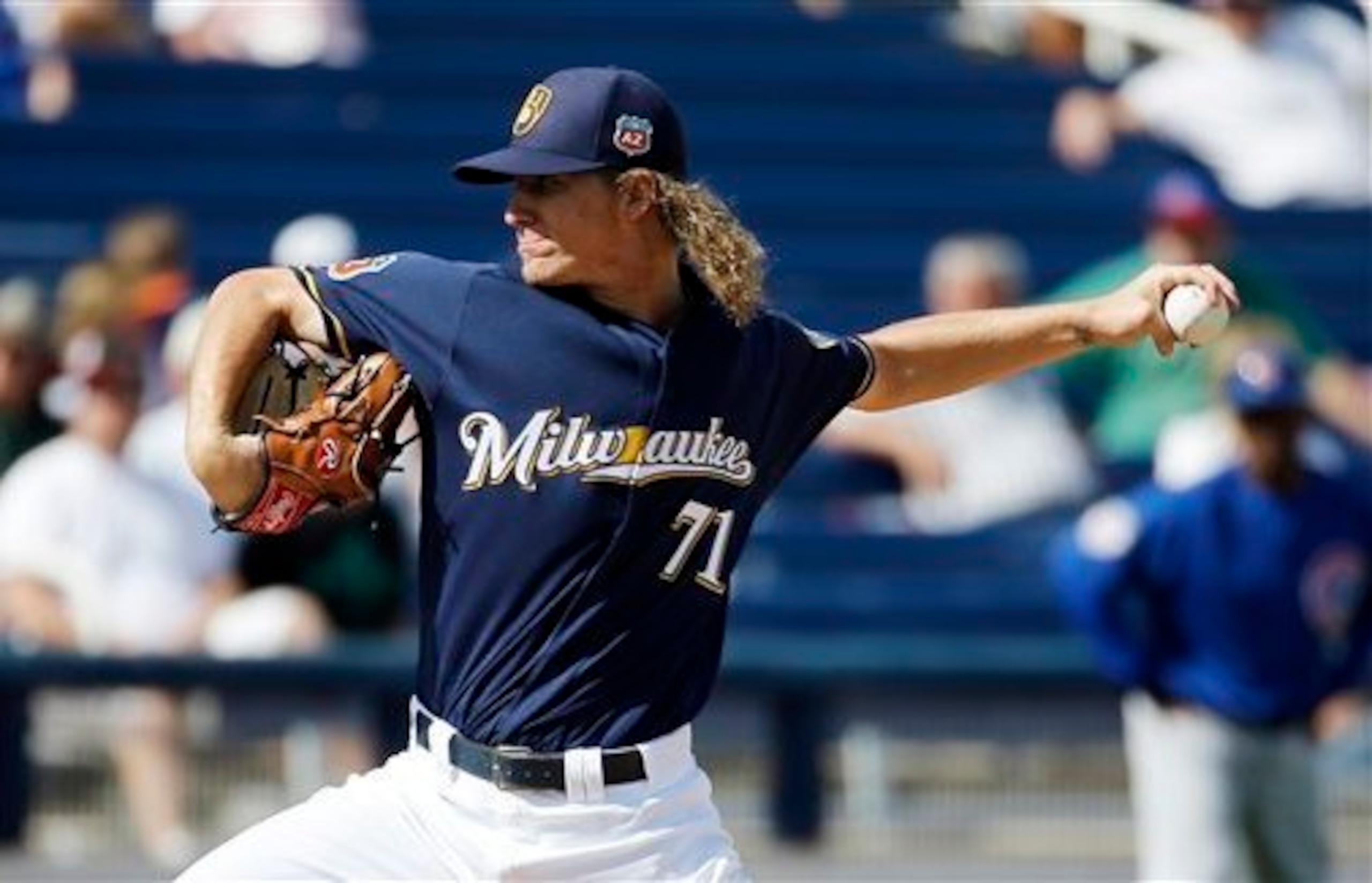 Josh Hader dominated Double-A hitters before recently receiving a promotion to Triple-A.