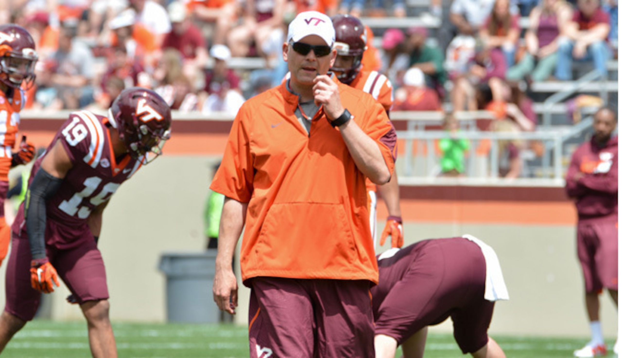 Virginia Tech HC Justin Fuente Virginia Tech HC Justin Fuente
