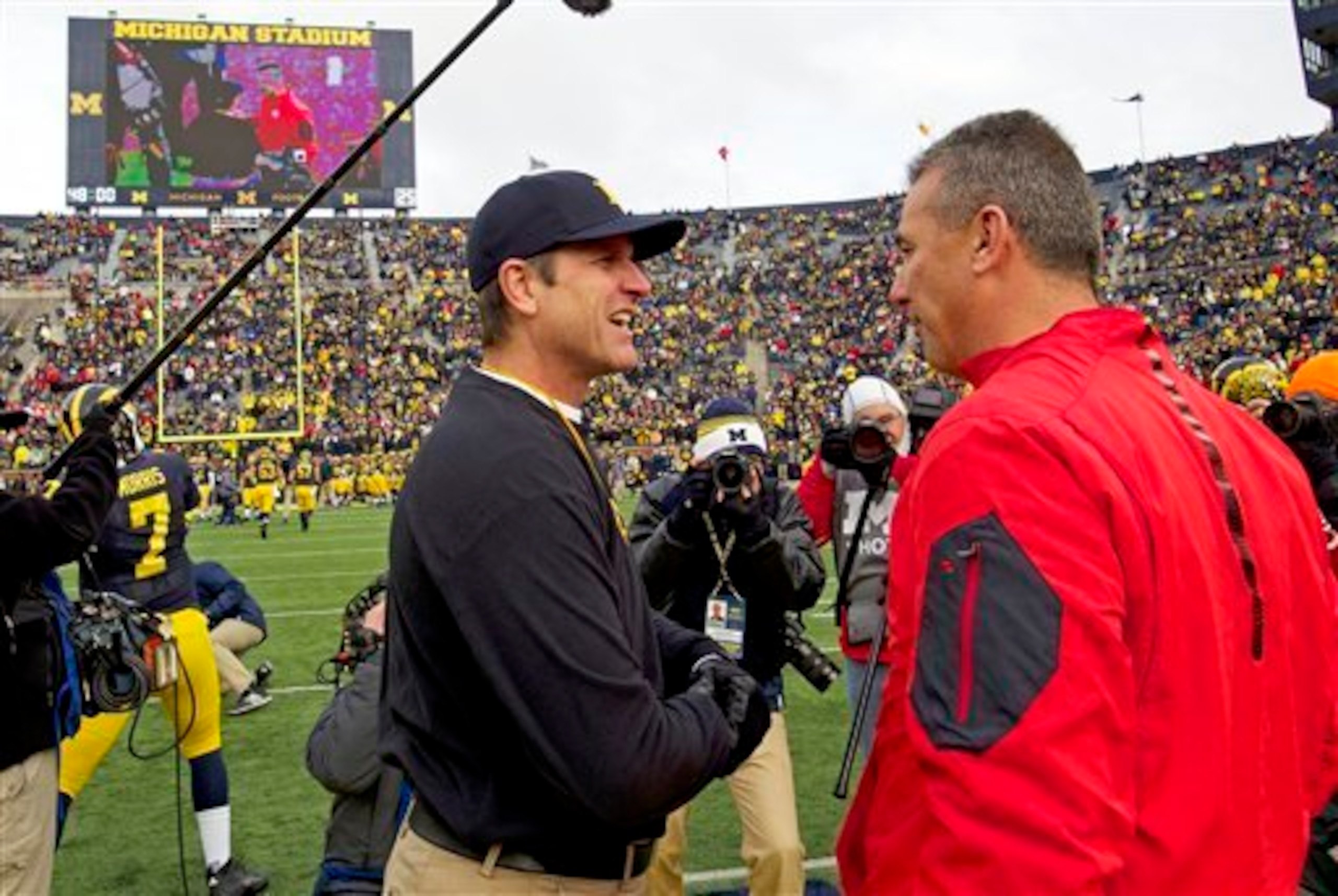 Jim Harbaugh and Urban Meyer have a budding rivalry going.