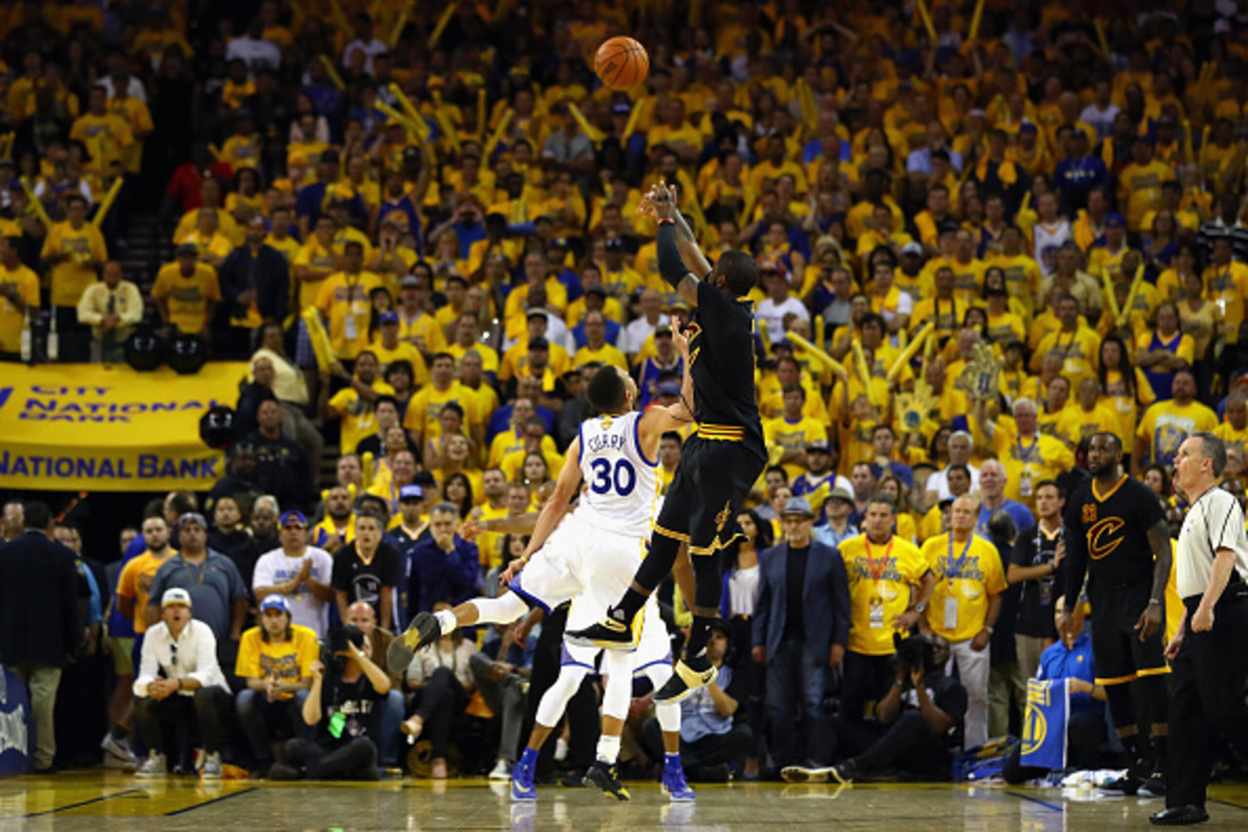 Kyrie Irving hit the game-winning shot of the NBA Finals over the league MVP.