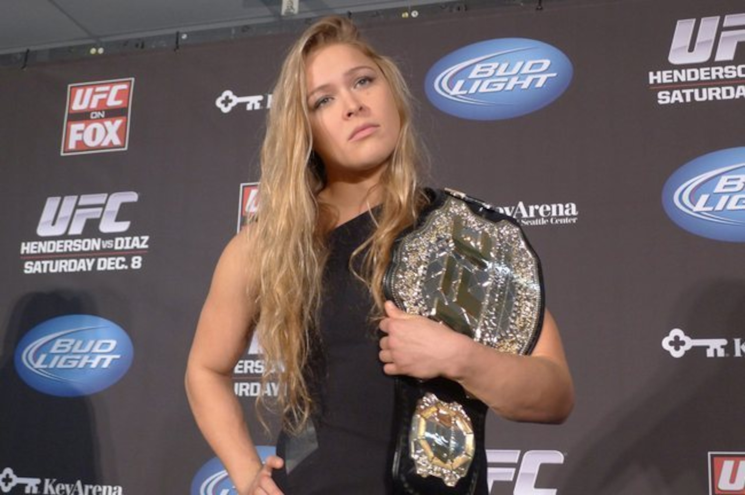 No. 3: Ronda Rousey becomes champion, makes this face for pretty much three years straight. No. 3: Ronda Rousey becomes champion, makes this face for pretty much three years straight.