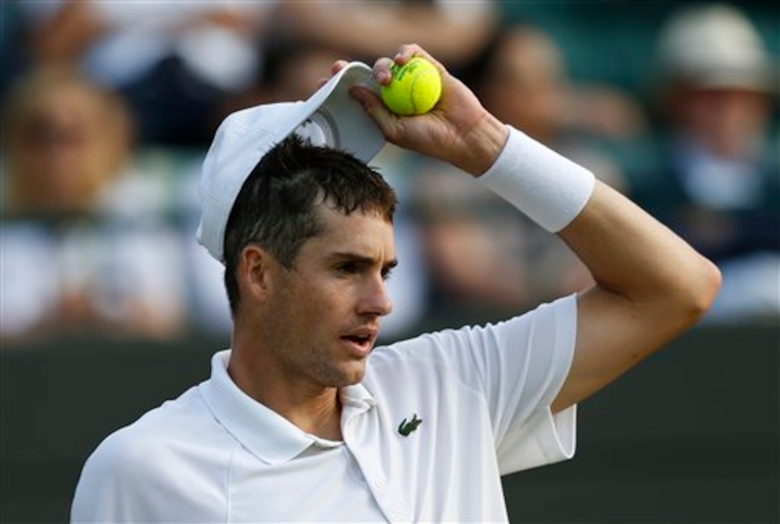 John Isner during Wimbledon 2015.
