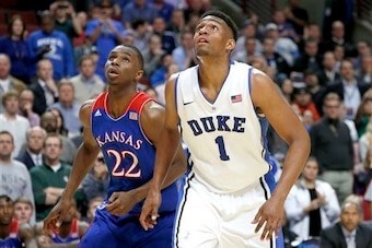 Andrew Wiggins (22) and Jabari Parker (1)