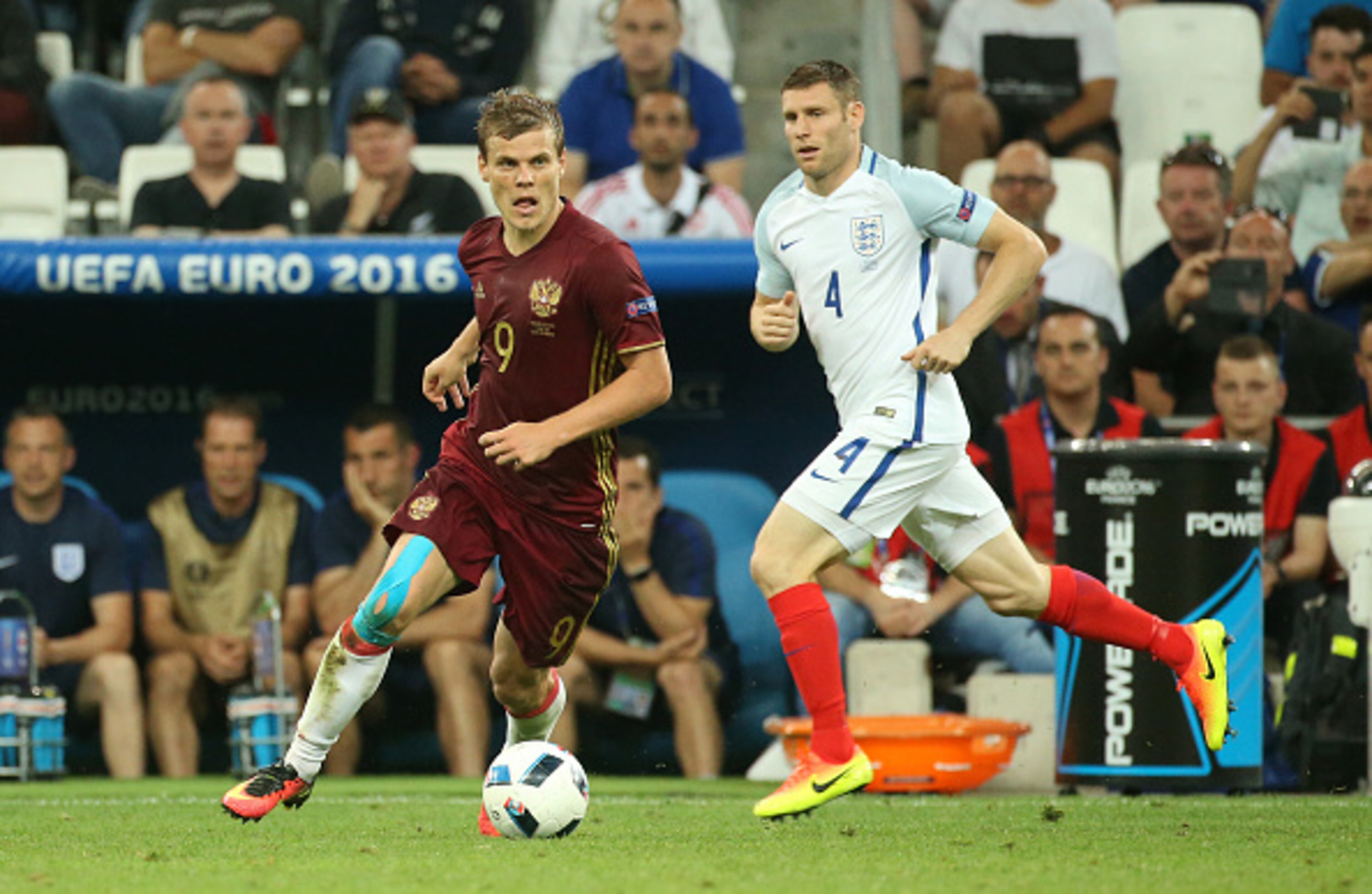 James Milner did little to stem Russia's late pressure after coming on for his sole appearance of these European Championships.