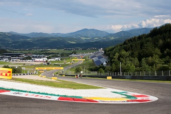 The stunning Red Bull Ring in Spielberg, Austria.
