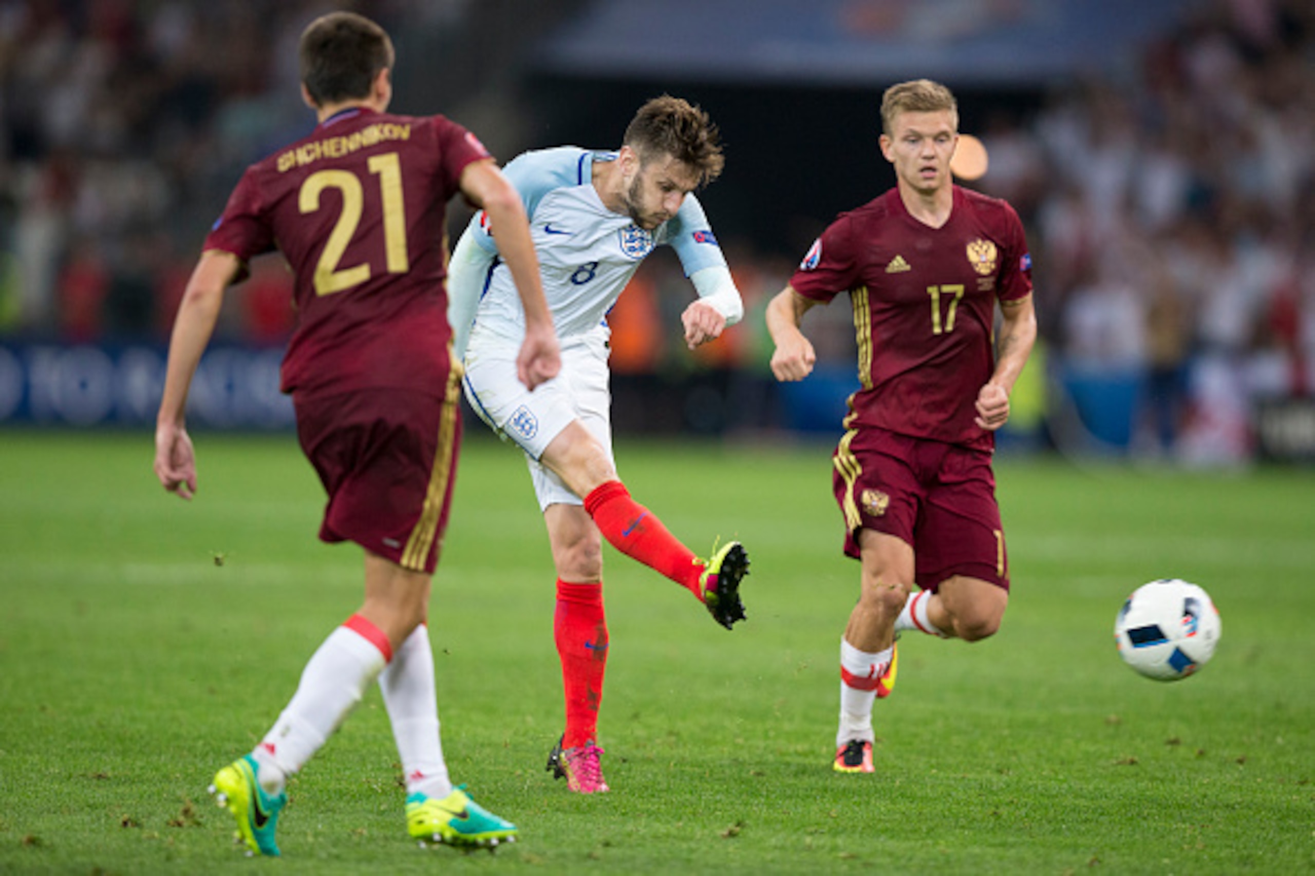 Adam Lallana performed as positively as anyone in England's squad, though he will regret not taking the chances that came his way.